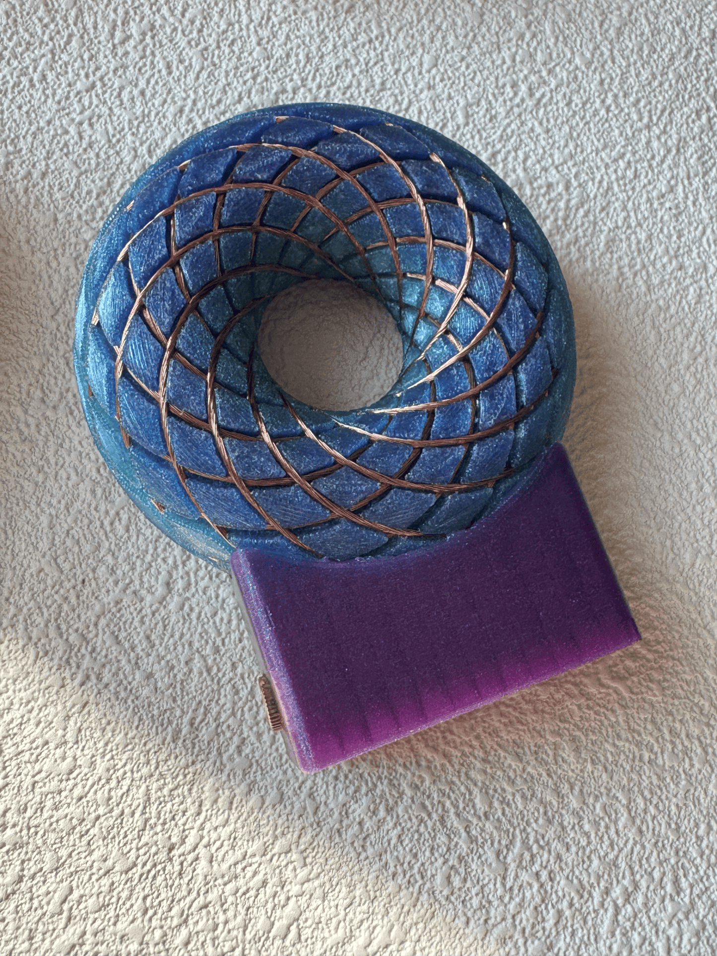 3.15"/8cm Handmade Rodin Coil PEMF Healing Device | Toroid Vortex Wave Field Generator