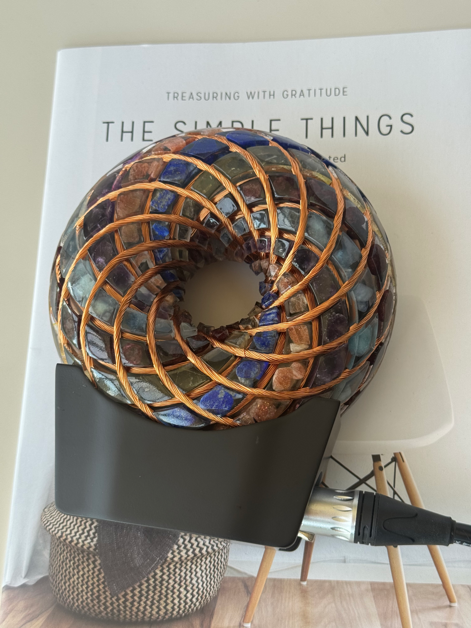 Custom made Torus Orgone Rodin Coil 7 Chakra Energy Generator vortex kit Meditation Healing PEMF device