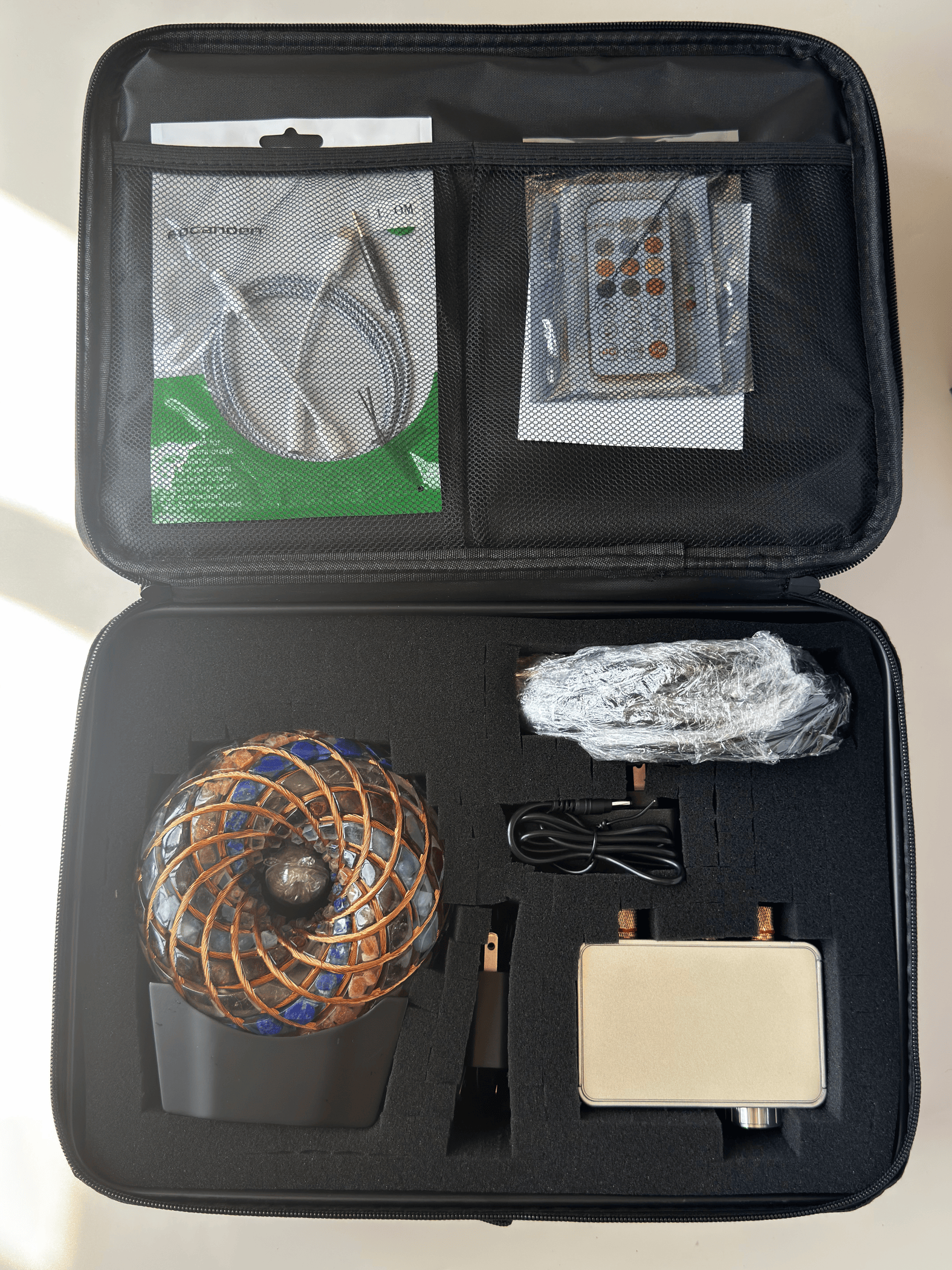 Custom made Torus Orgone Rodin Coil 7 Chakra Energy Generator vortex kit Meditation Healing PEMF device