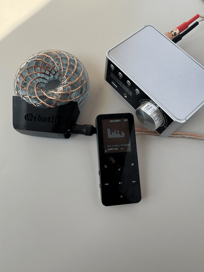 9CM- Handmade Rodin Coil Torus Orgonite Quartz Crystal