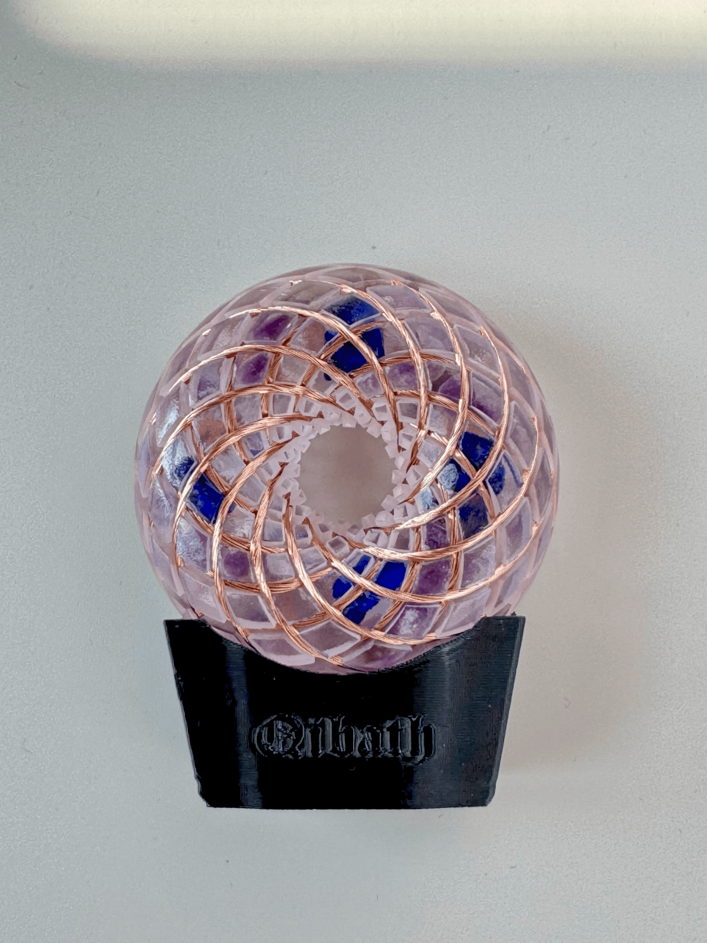 6CM-Handmade Rodin Coil Torus Orgonite Quartz vortex field Crystal energy meditate aid frequency tools scalarwaves