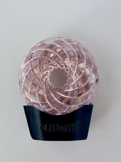 6CM-Handmade Rodin Coil Torus Orgonite Quartz vortex field Crystal energy meditate aid frequency tools scalarwaves