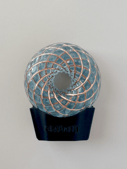 6CM-Handmade Rodin Coil Torus Orgonite Quartz vortex field Crystal energy meditate aid frequency tools scalarwaves