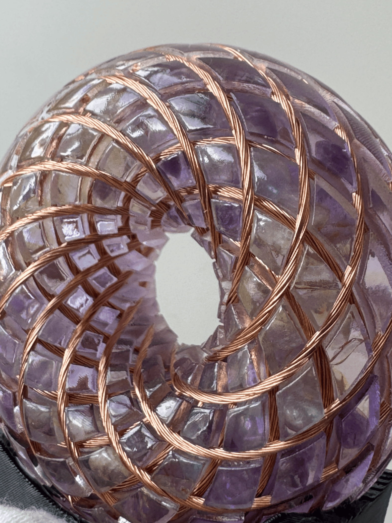 6CM-Handmade Rodin Coil Torus Orgonite vortex energy meditate frequency tools scalar waves