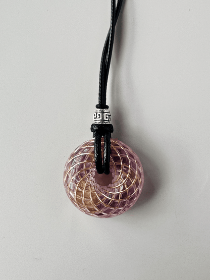 Handmade Rodin Coil Torus Orgonite Pendant Quartz Crystal necklace | Energy Protection and Chakra Balancing