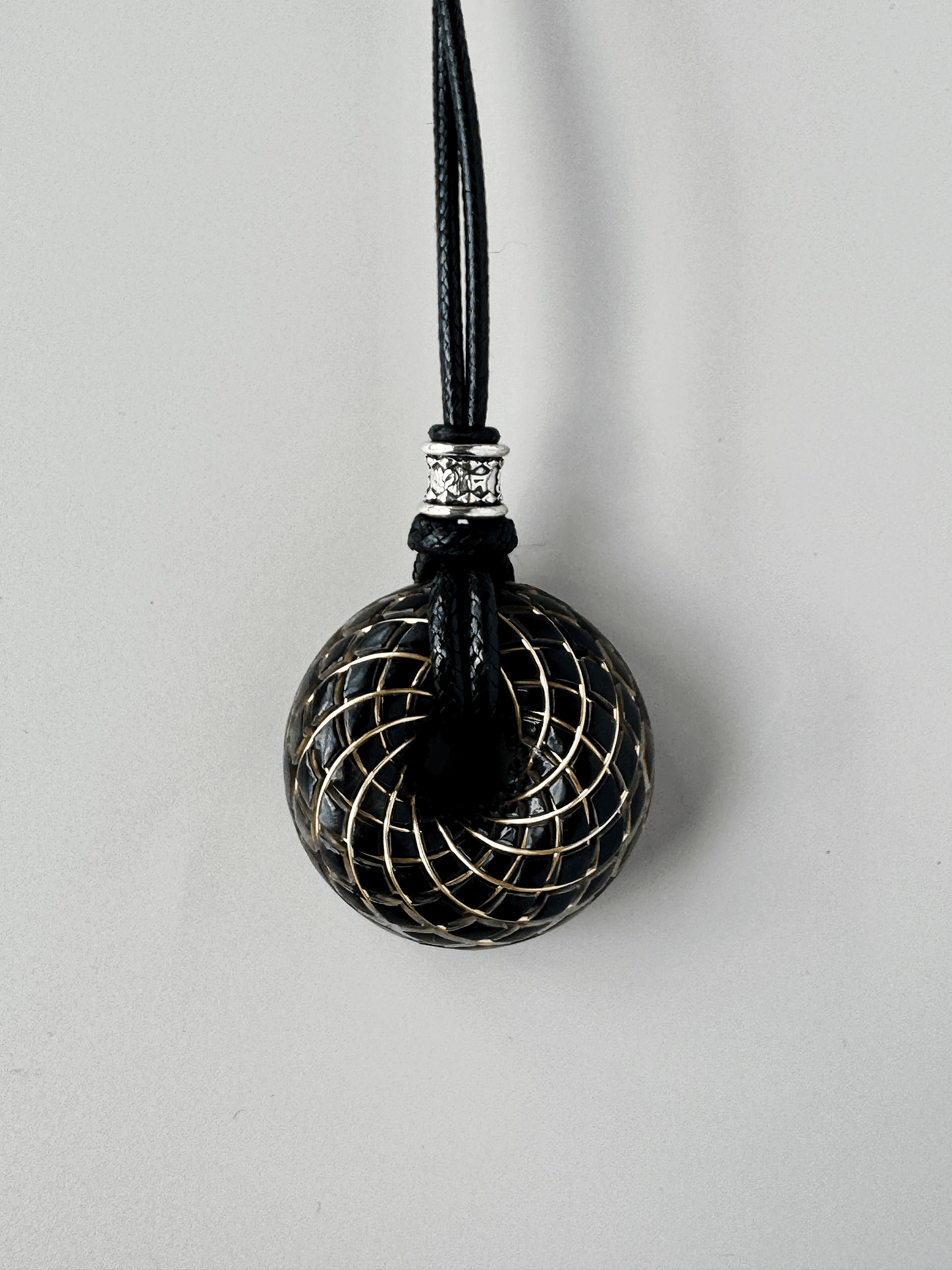 Handmade Rodin Coil Torus Orgonite Pendant Quartz Crystal necklace | Energy Protection and Chakra Balancing