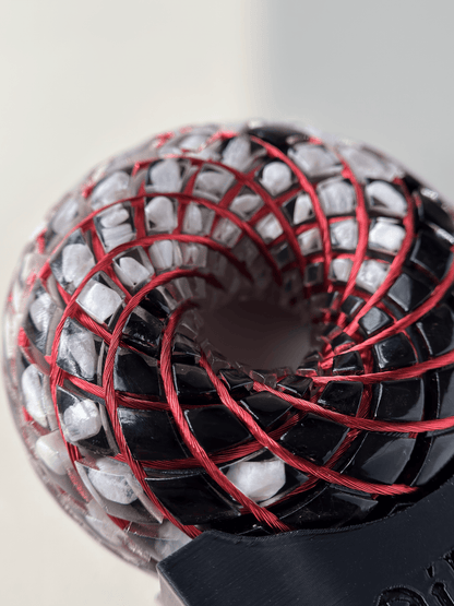 9CM- Yin Yang Rodin Coil Torus Orgonite Quartz Crystal