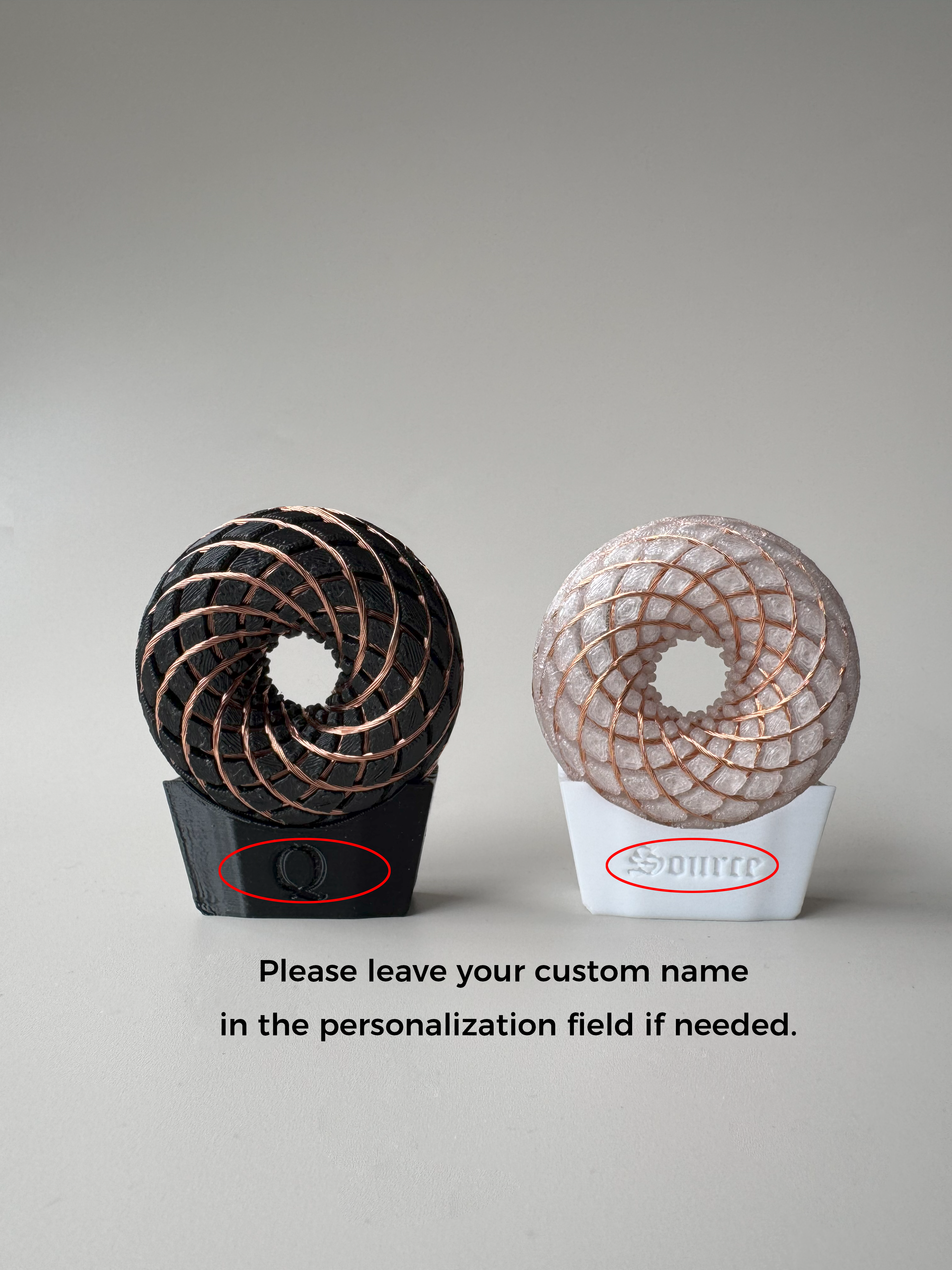 Custom Handmade Rodin Coil Model | Frequency tool | Personalized Toroid Field PEMF Generator