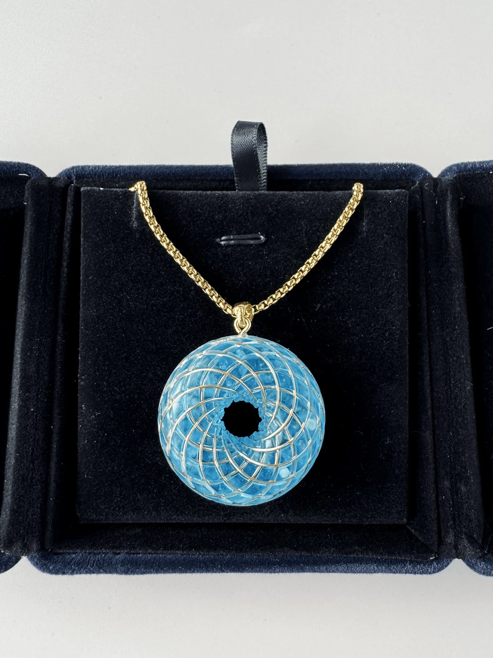 spiritual gift Rodin Coil Torus Orgonite Pendant Quartz Crystal necklace flower of life