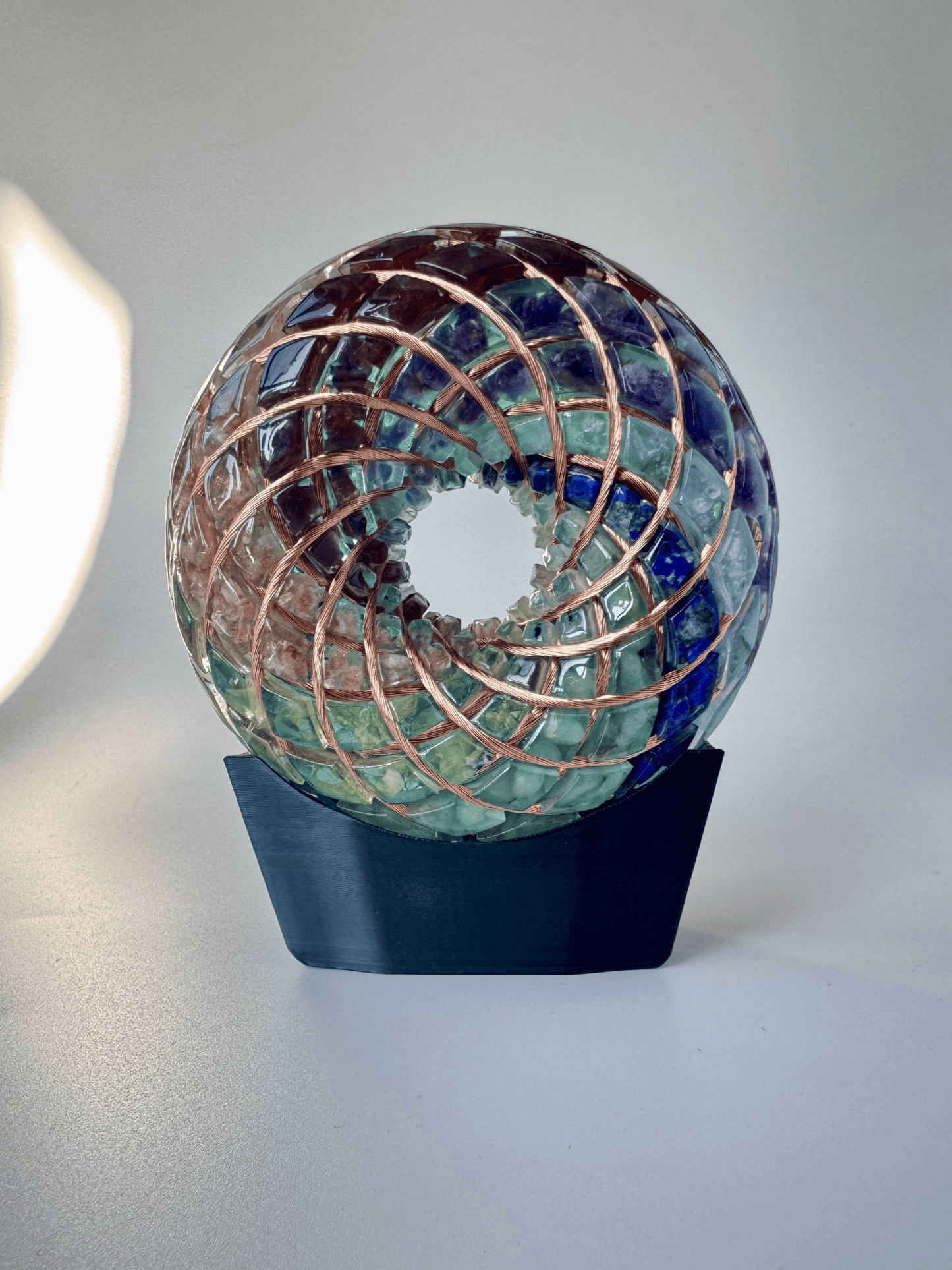 Custom made Torus Orgone Rodin Coil 7 Chakra Energy Generator vortex kit Meditation Healing PEMF device