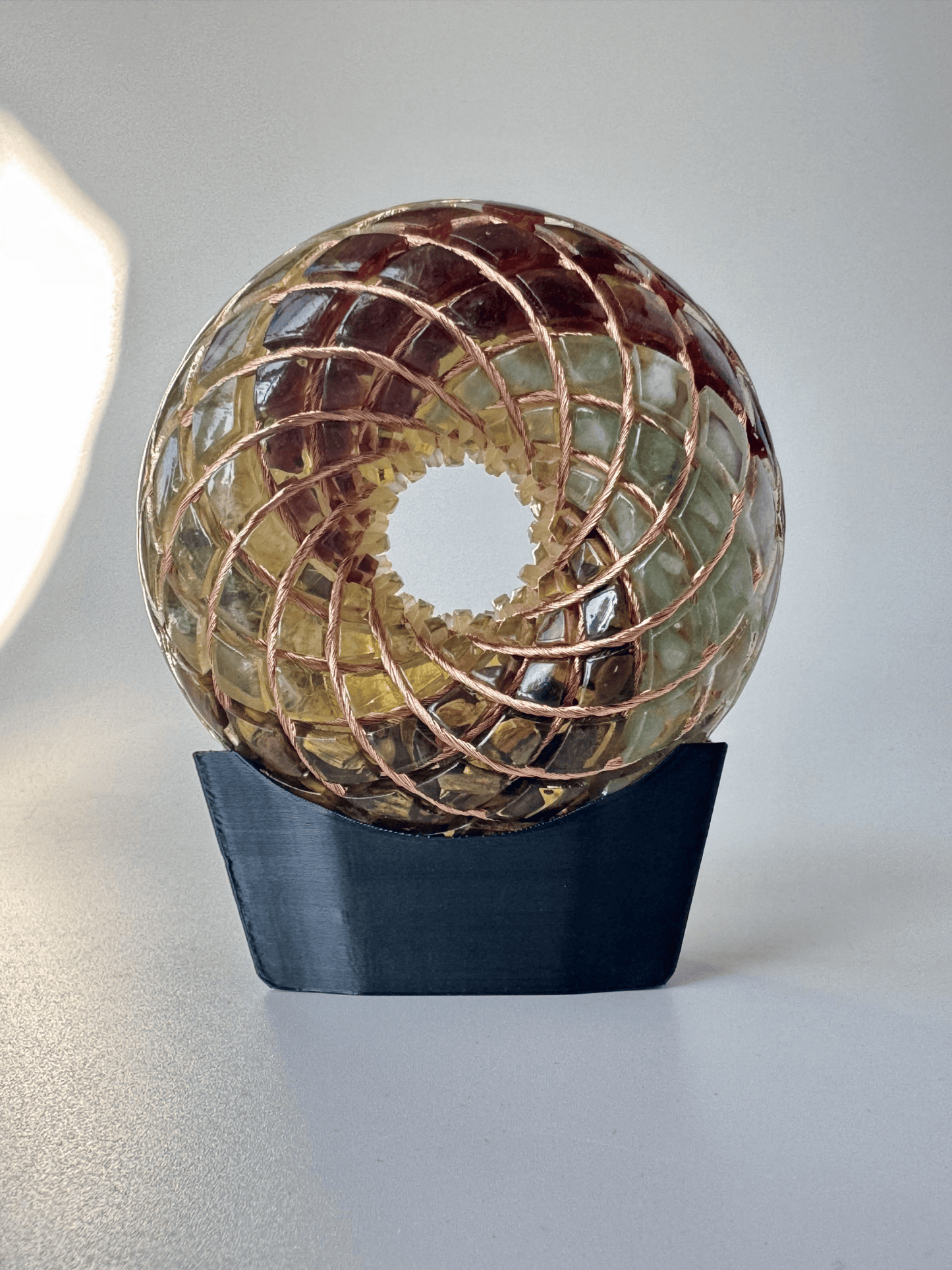 Custom made Torus Orgone Rodin Coil 7 Chakra Energy Generator vortex kit Meditation Healing PEMF device