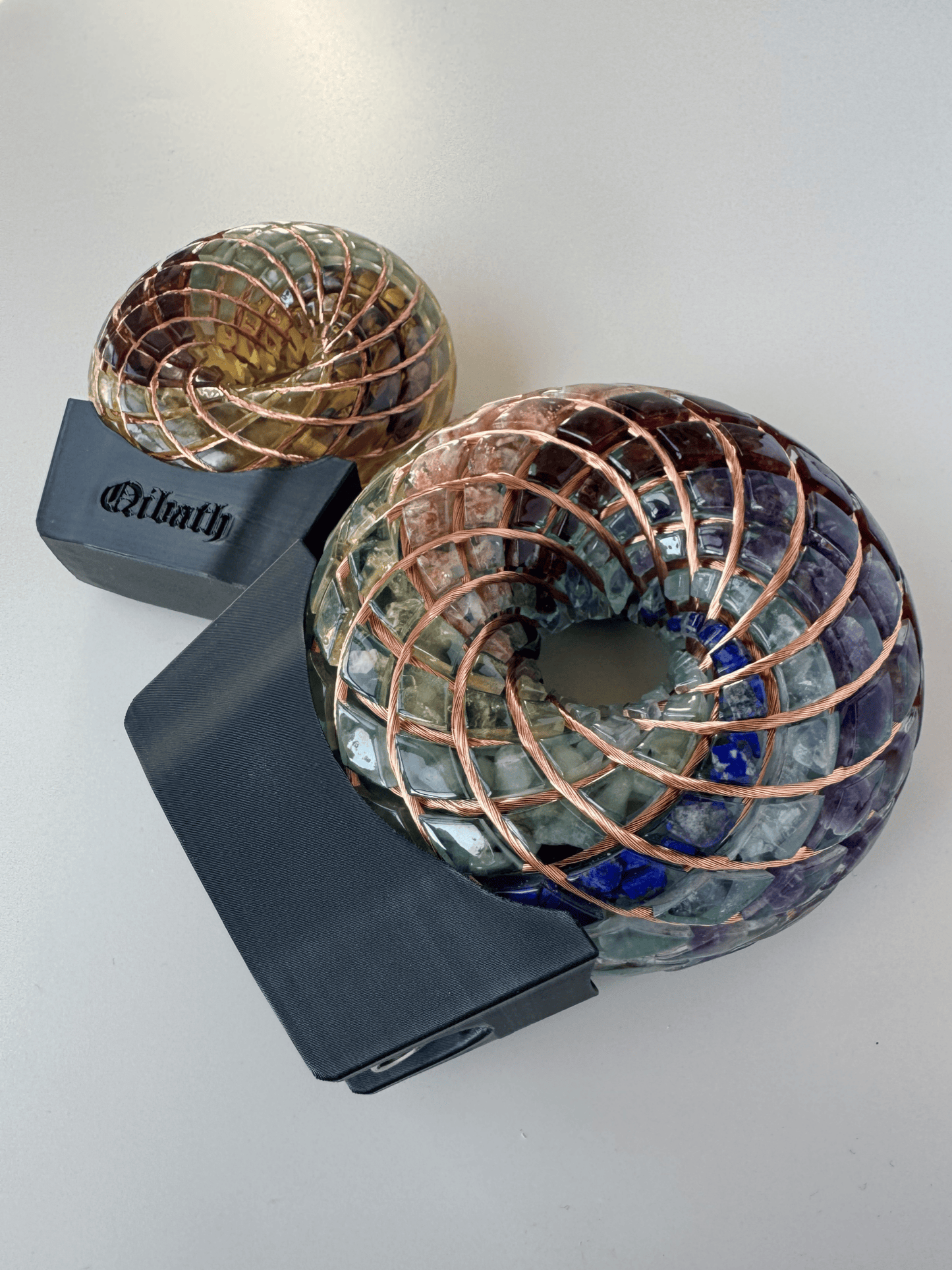 Custom made Torus Orgone Rodin Coil 7 Chakra Energy Generator vortex kit Meditation Healing PEMF device