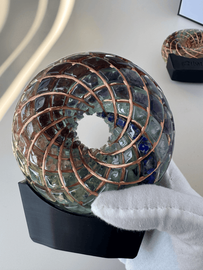 Custom made Torus Orgone Rodin Coil 7 Chakra Energy Generator vortex kit Meditation Healing PEMF device