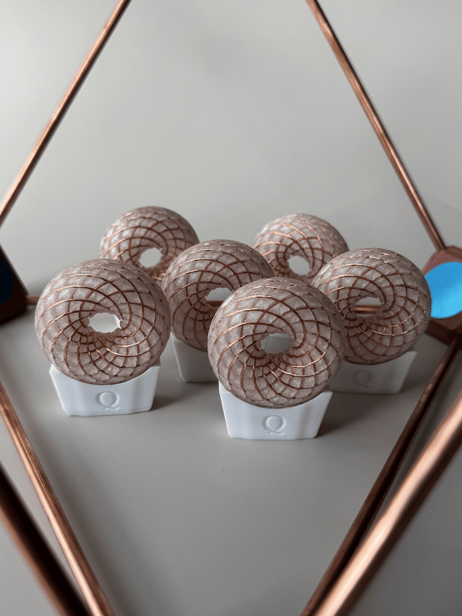 Sacred Geometry Rodin Coil Array | Pyramid Platonic Solid Energy Matrix | Meditation & Reiki Support Tool