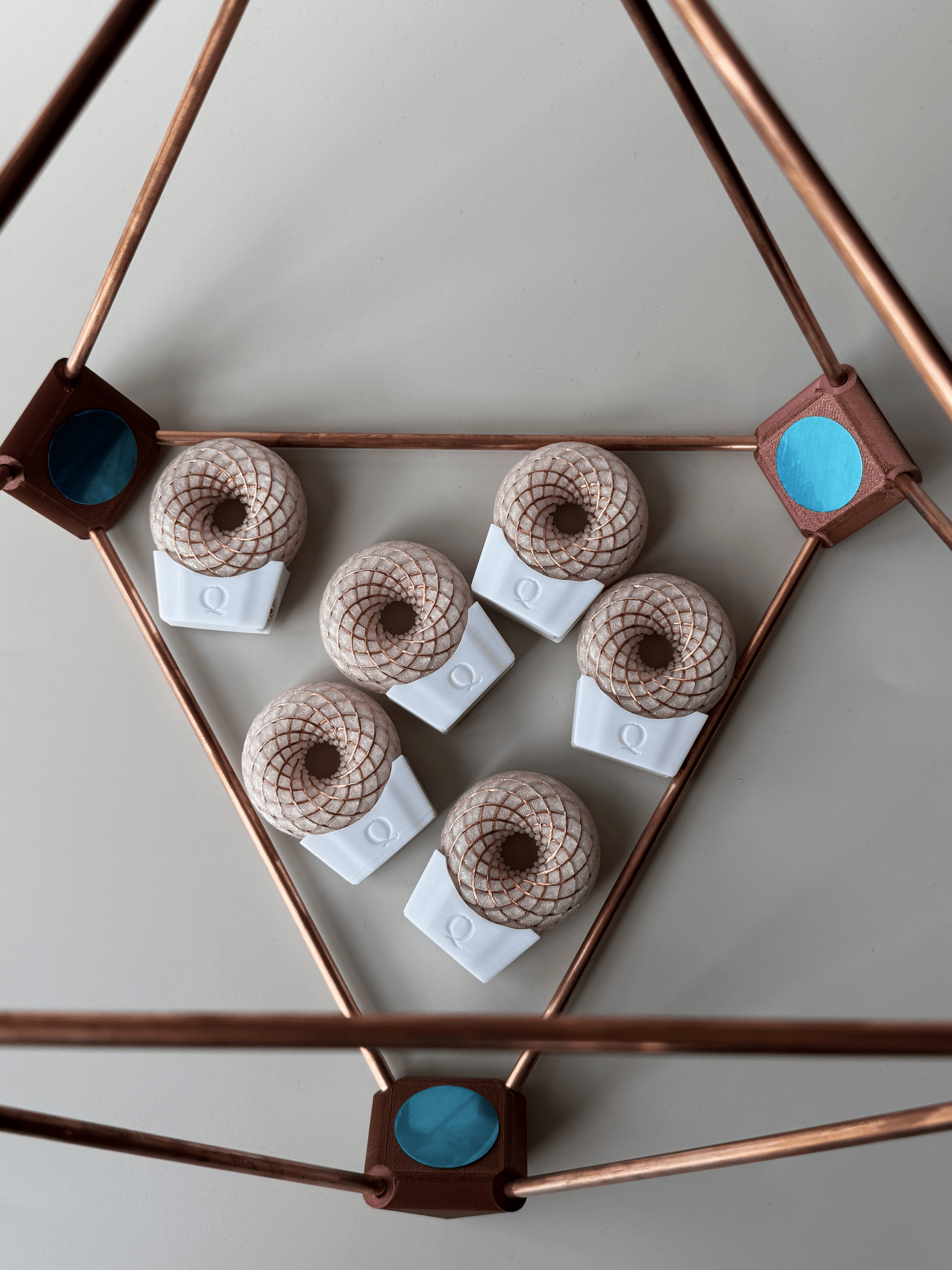 Sacred Geometry Rodin Coil Array | Pyramid Platonic Solid Energy Matrix | Meditation & Reiki Support Tool