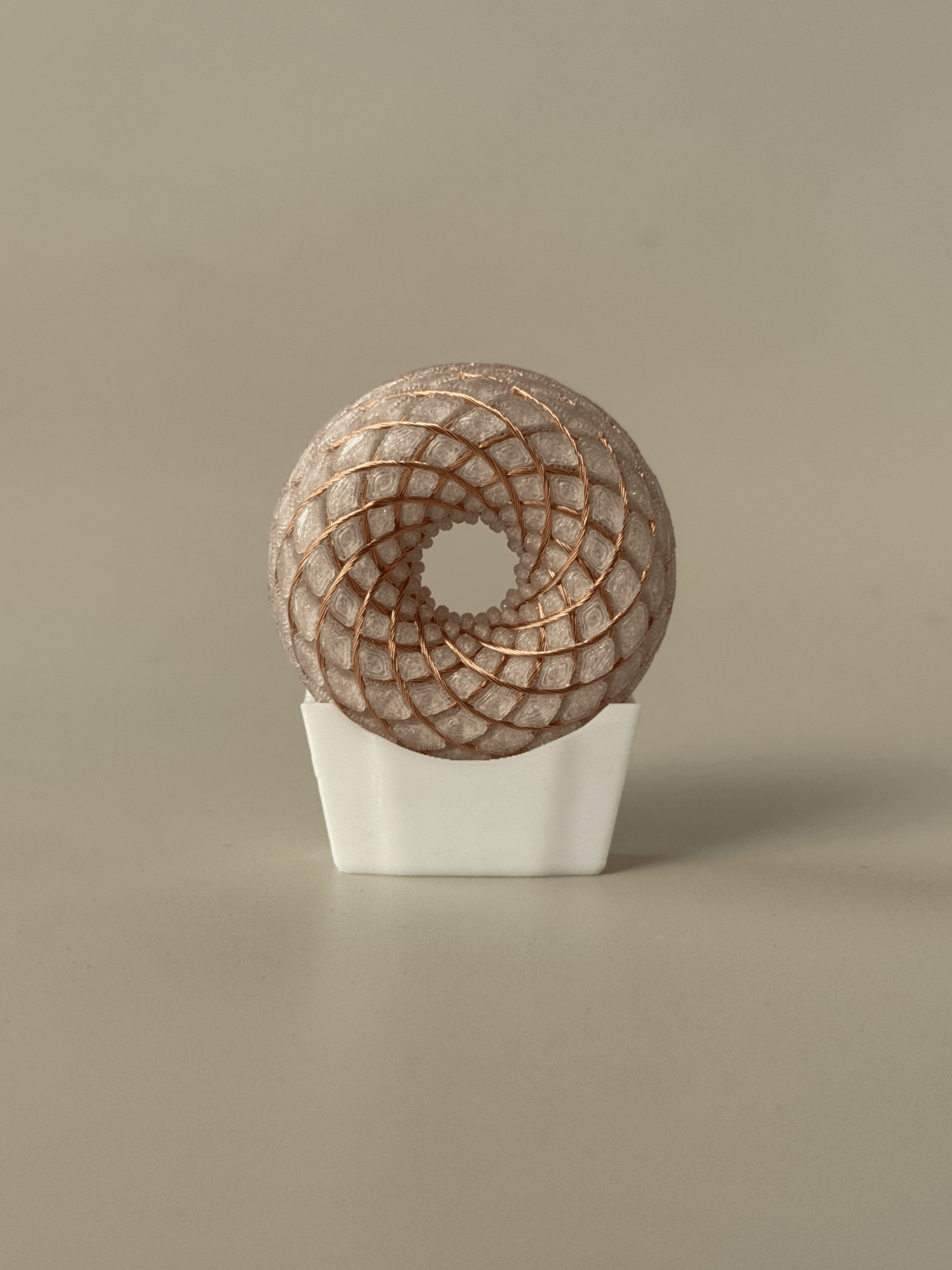 Custom Handmade Rodin Coil Model | Frequency tool | Personalized Toroid Field PEMF Generator