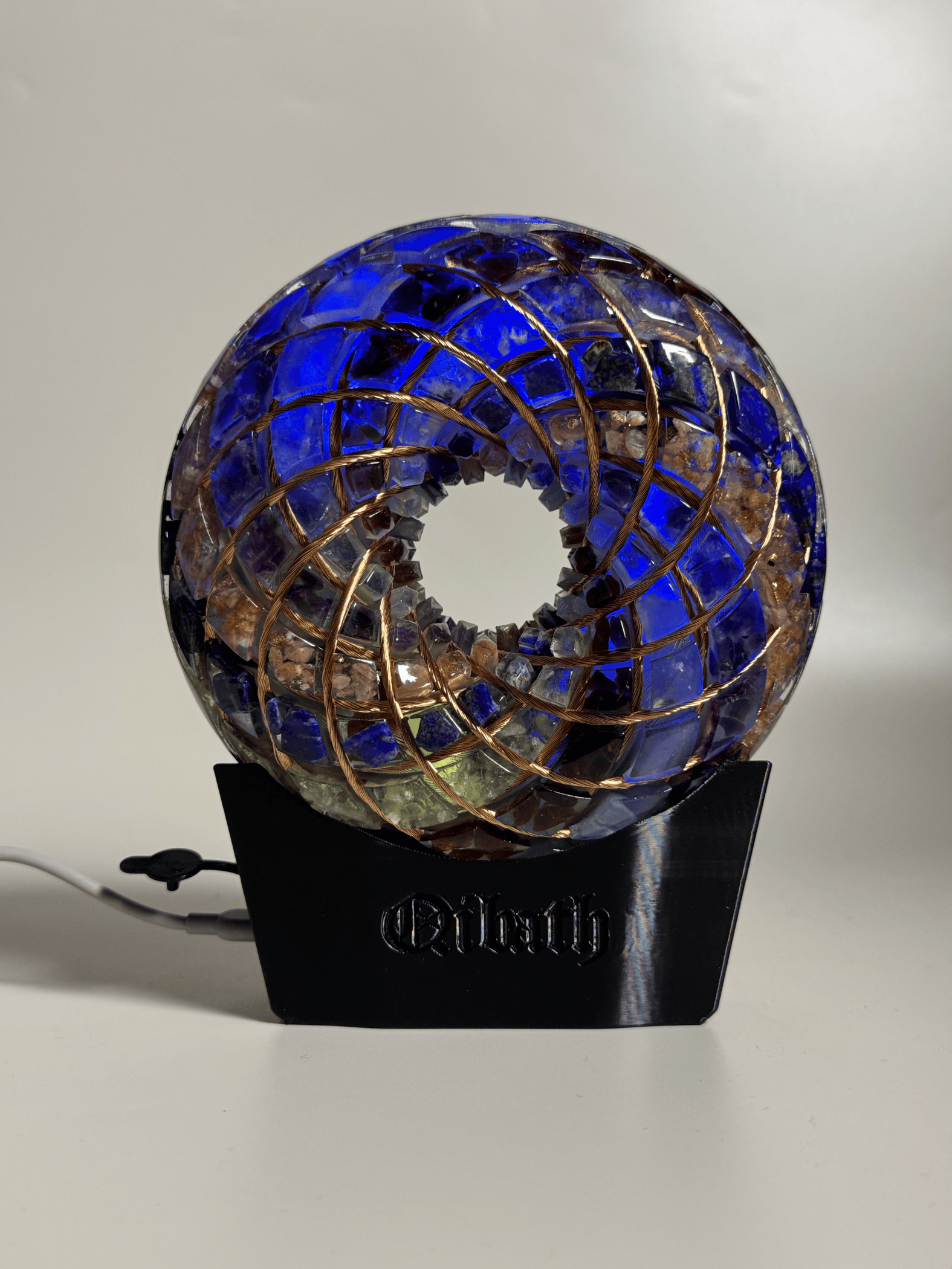 Custom made Torus Orgone Rodin Coil 7 Chakra Energy Generator vortex kit Meditation Healing PEMF device