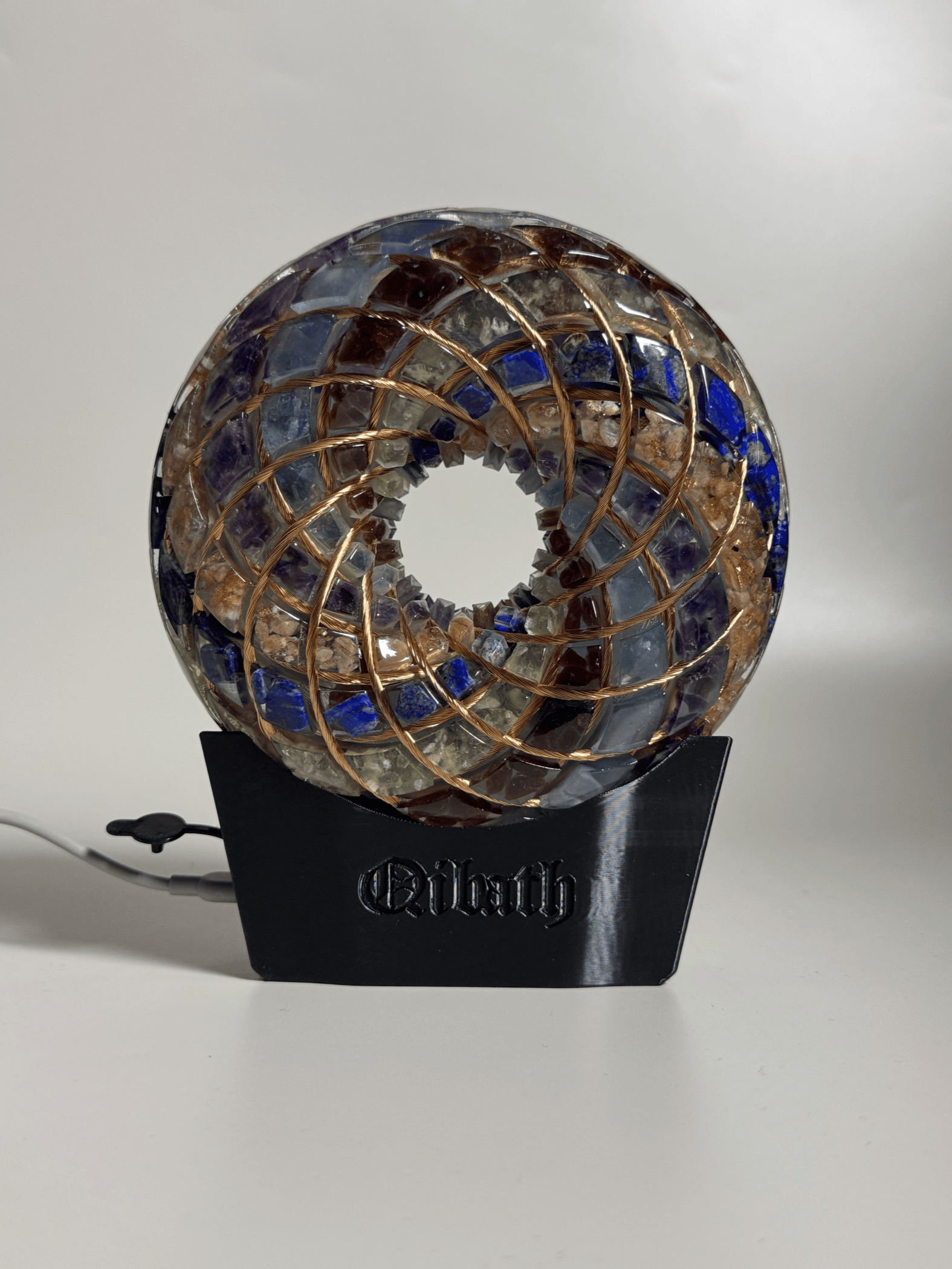 Custom made Torus Orgone Rodin Coil 7 Chakra Energy Generator vortex kit Meditation Healing PEMF device