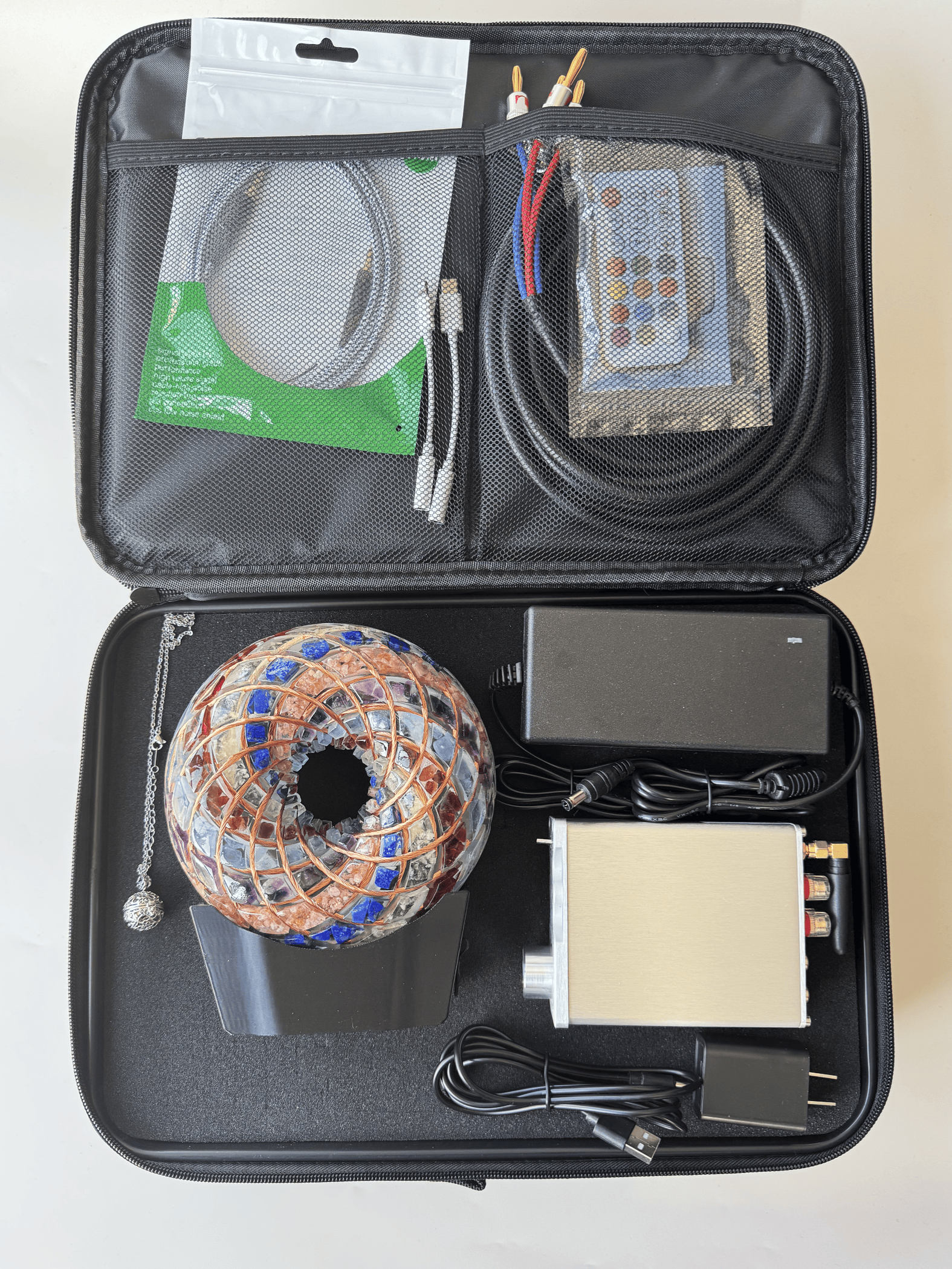 Custom made Torus Orgone Rodin Coil 7 Chakra Energy Generator vortex kit Meditation Healing PEMF device