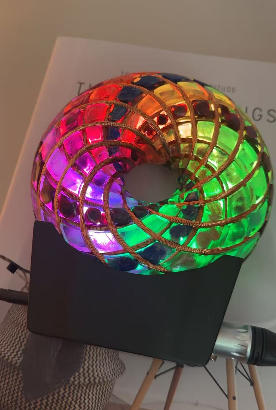 Custom made Torus Orgone Rodin Coil 7 Chakra Energy Generator vortex kit Meditation Healing PEMF device