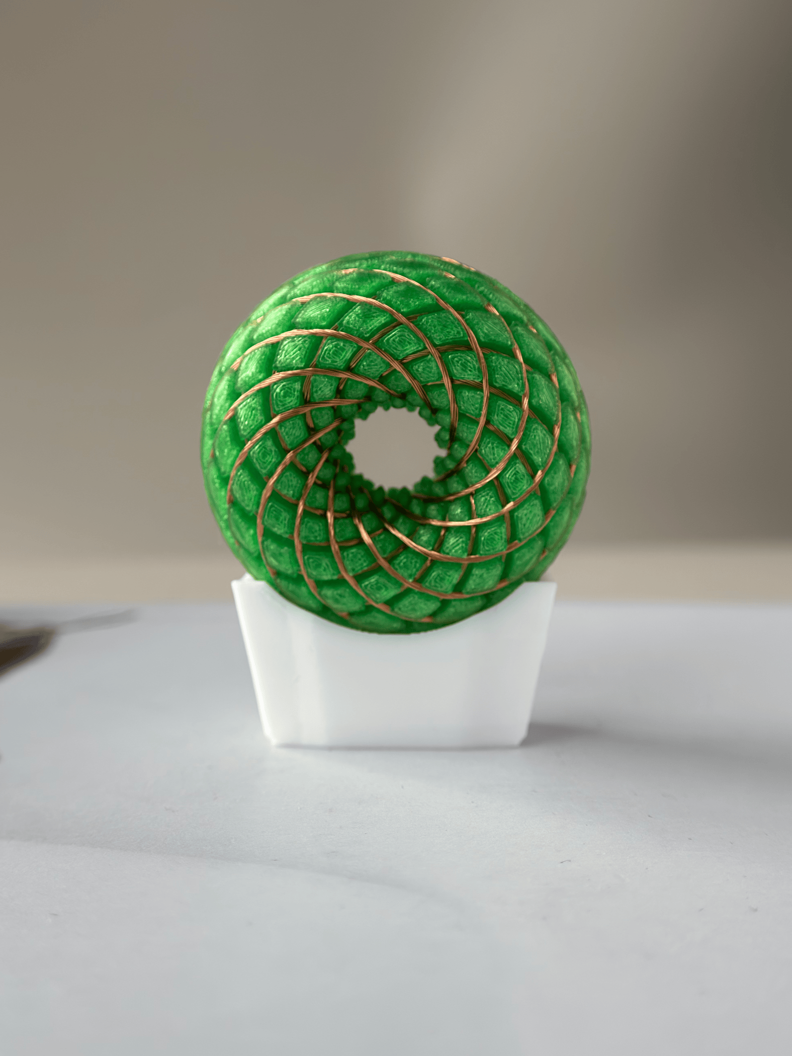 Custom Handmade Rodin Coil Model | Frequency tool | Personalized Toroid Field PEMF Generator