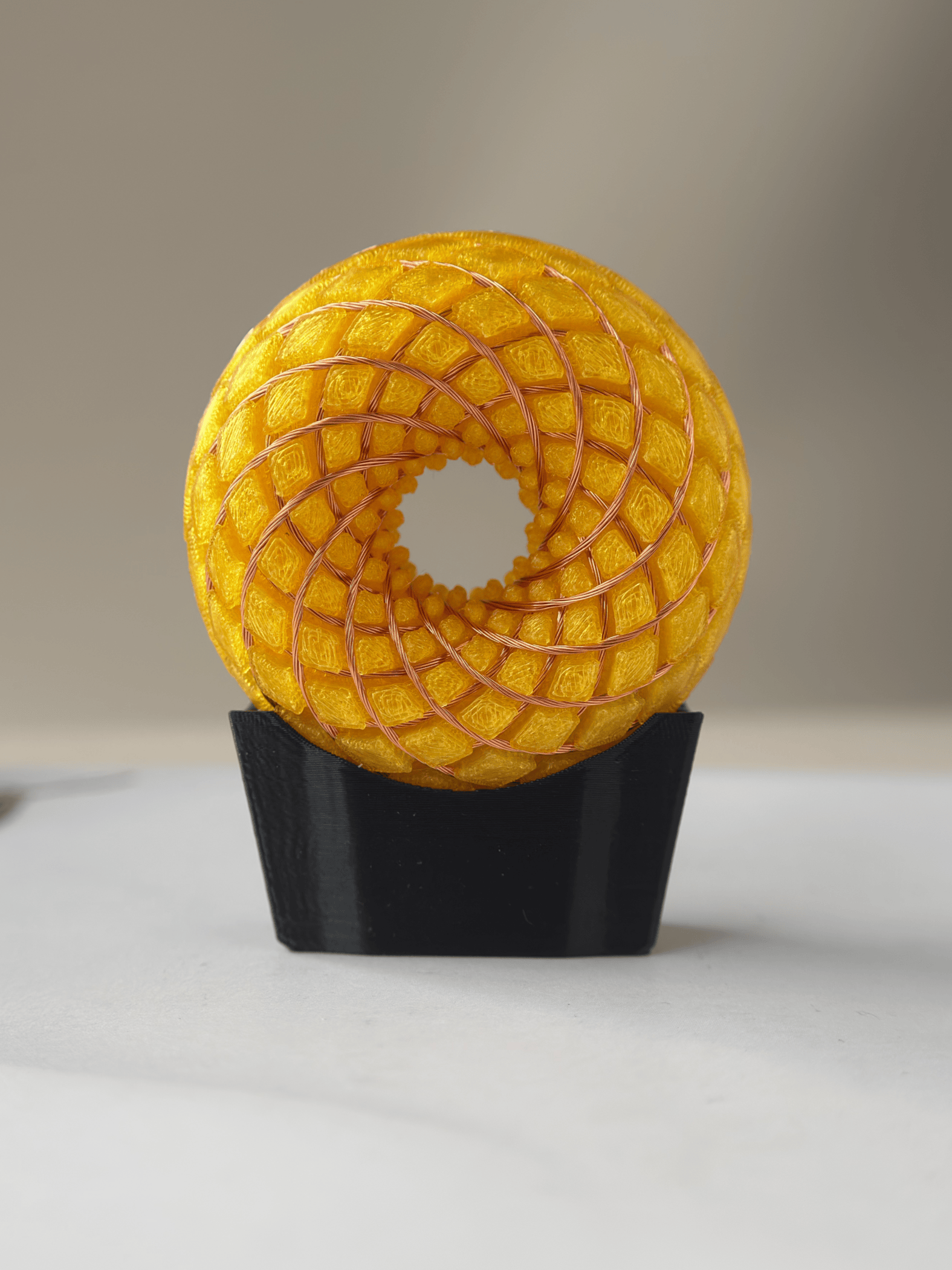 Custom Handmade Rodin Coil Model | Frequency tool | Personalized Toroid Field PEMF Generator