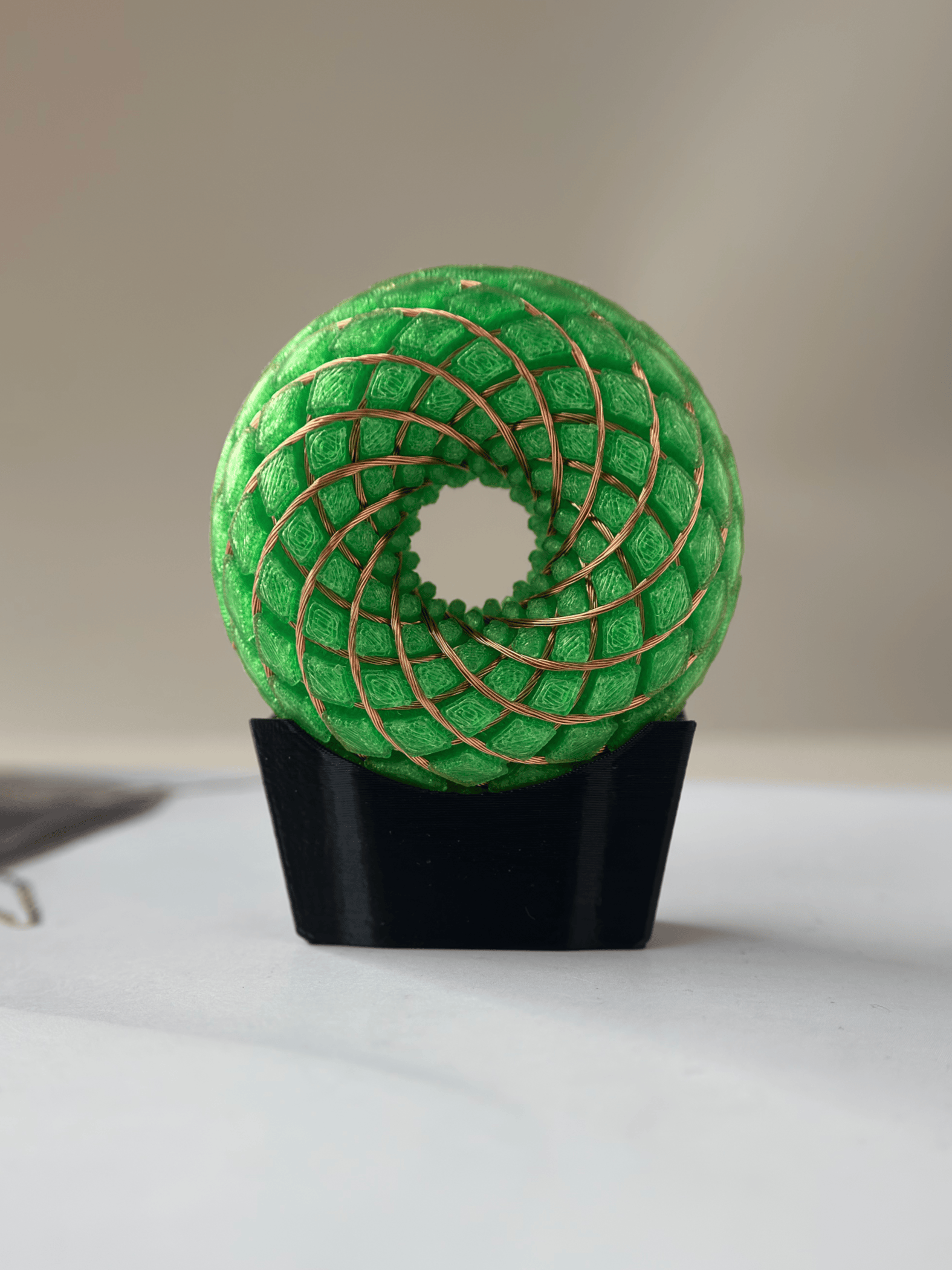 Custom Handmade Rodin Coil Model | Frequency tool | Personalized Toroid Field PEMF Generator