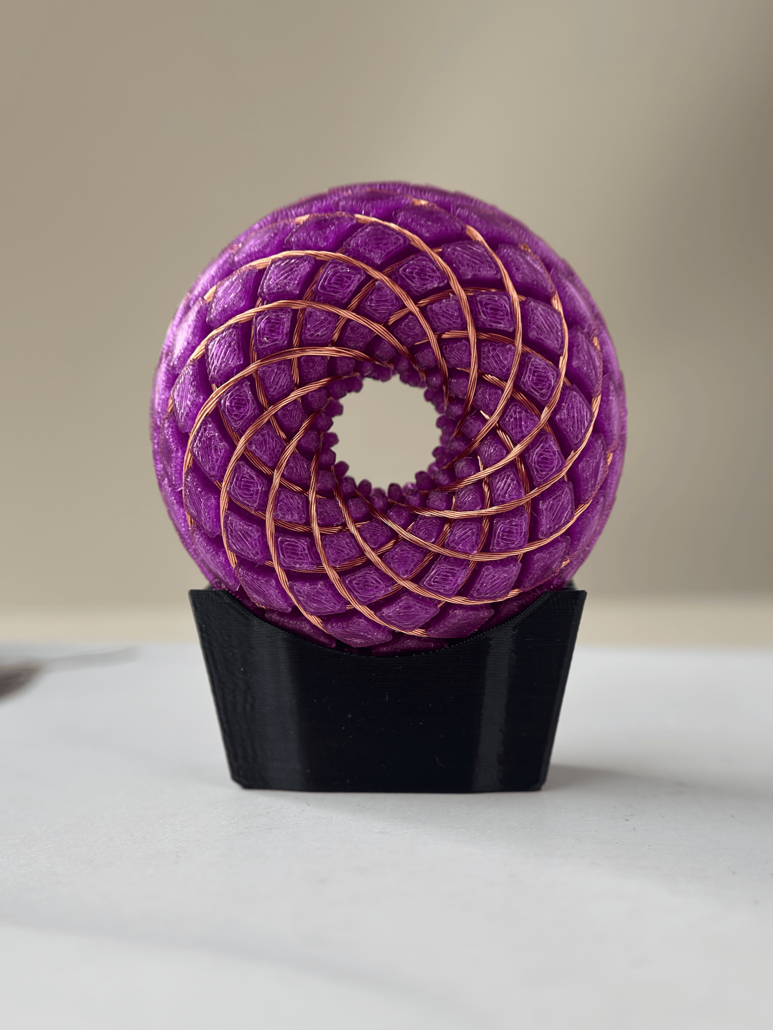 Custom Handmade Rodin Coil Model | Frequency tool | Personalized Toroid Field PEMF Generator