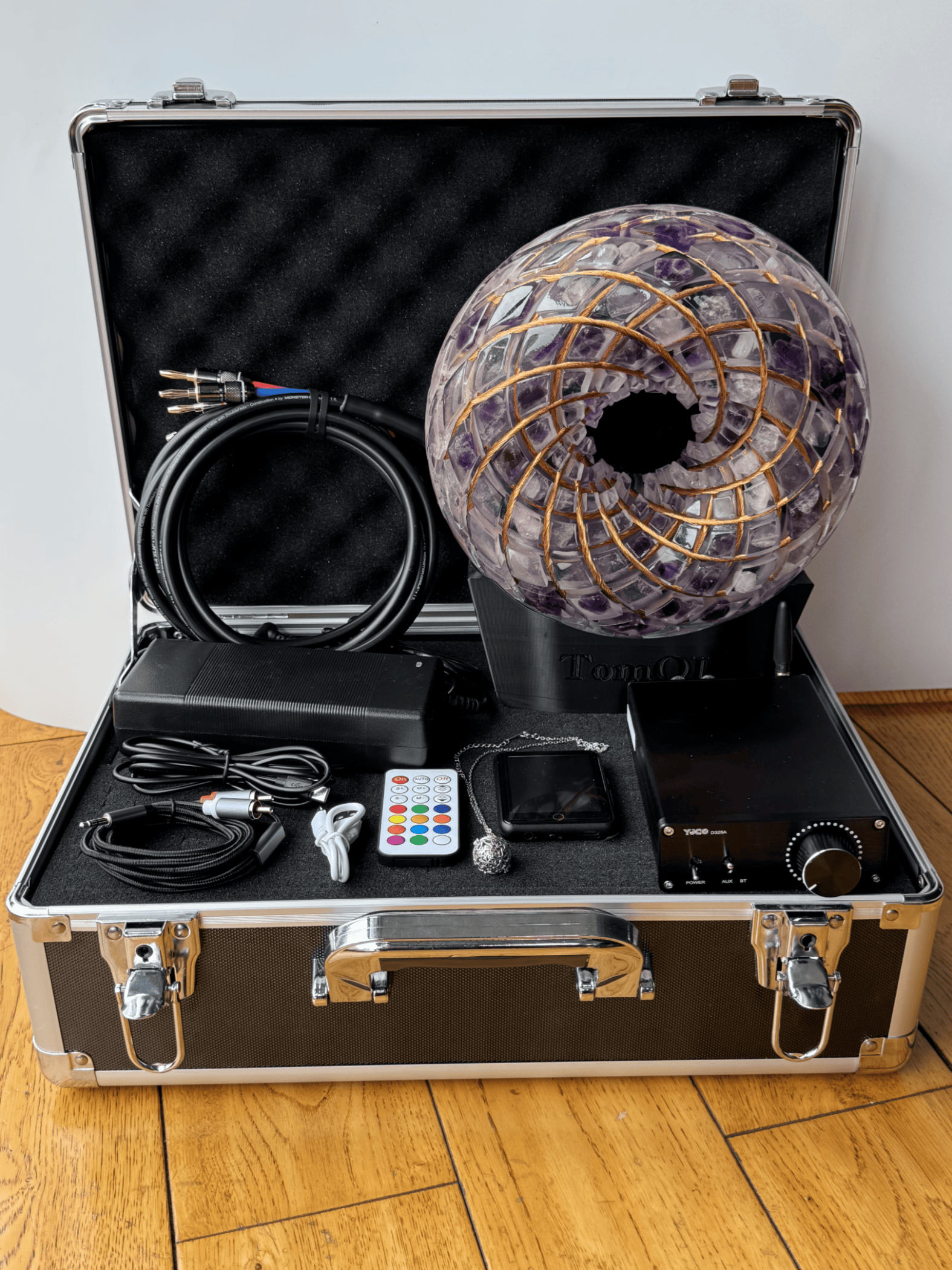 Custom made Torus Orgone Rodin Coil 7 Chakra Energy Generator vortex kit Meditation Healing PEMF device