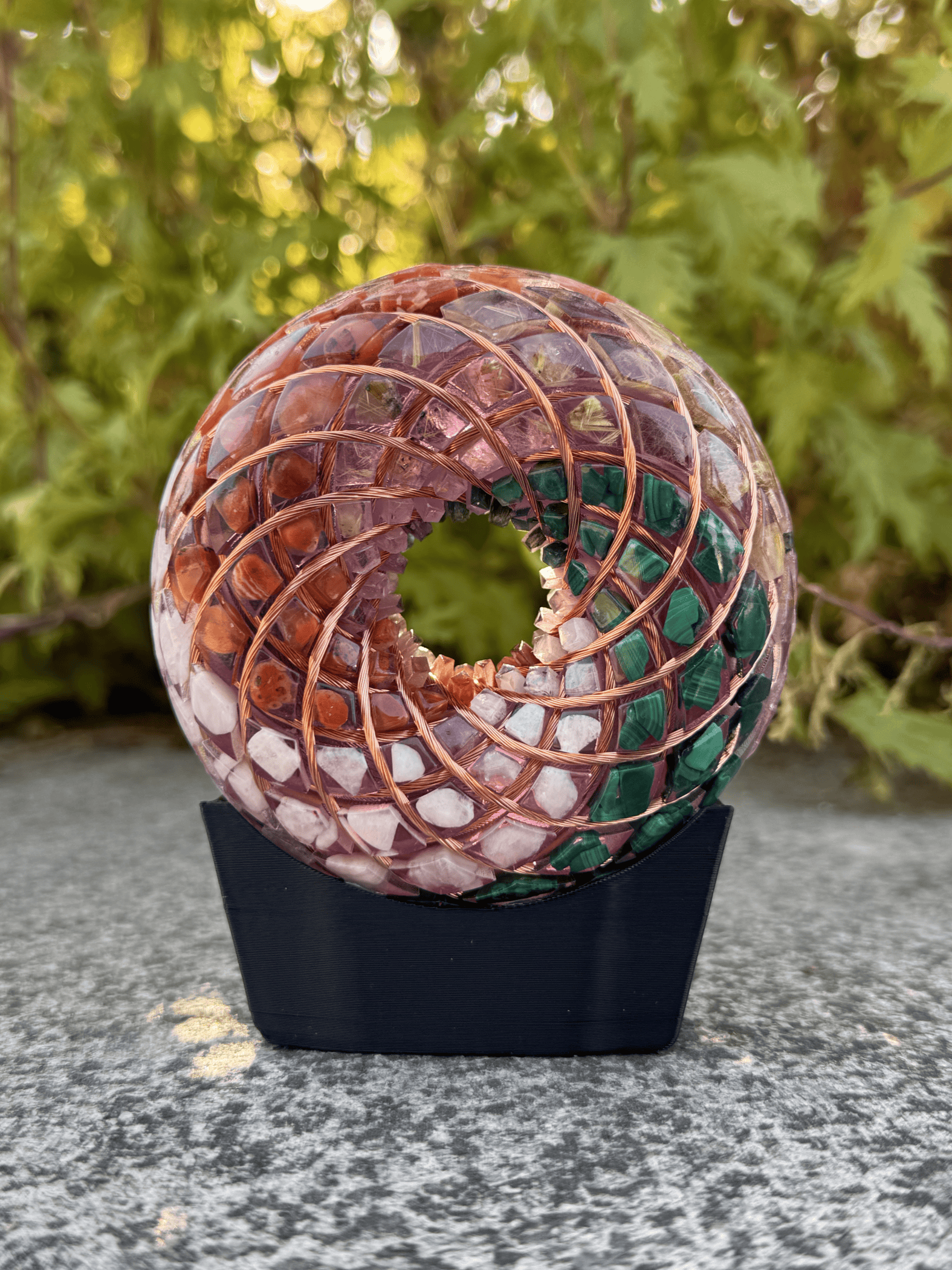 3.54inches/9cm- Rodin Coil Torus scalar PEMF generator frenquency healing