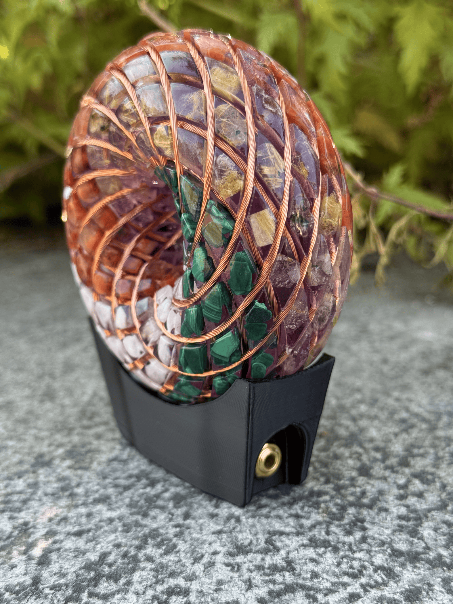 3.54inches/9cm- Rodin Coil Torus scalar PEMF generator frenquency healing