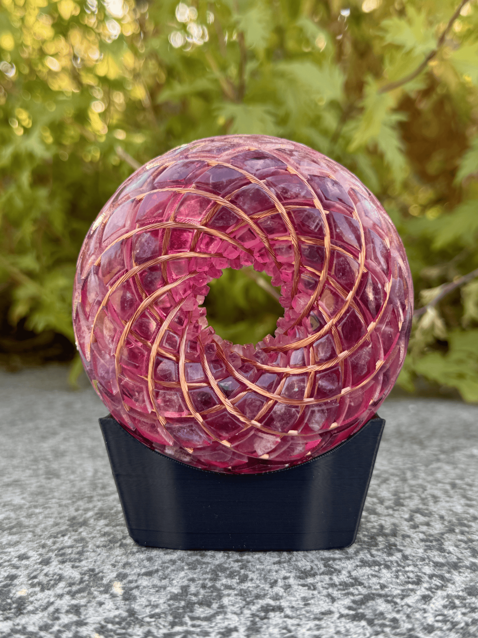 3.54inches/9cm- Rodin Coil Torus scalar PEMF generator frenquency healing