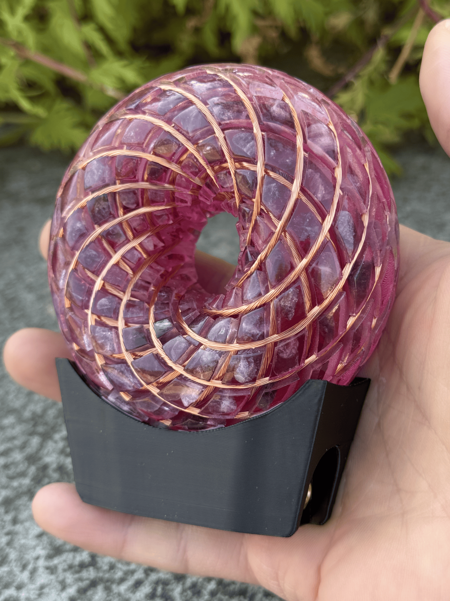 3.54inches/9cm- Rodin Coil Torus scalar PEMF generator frenquency healing