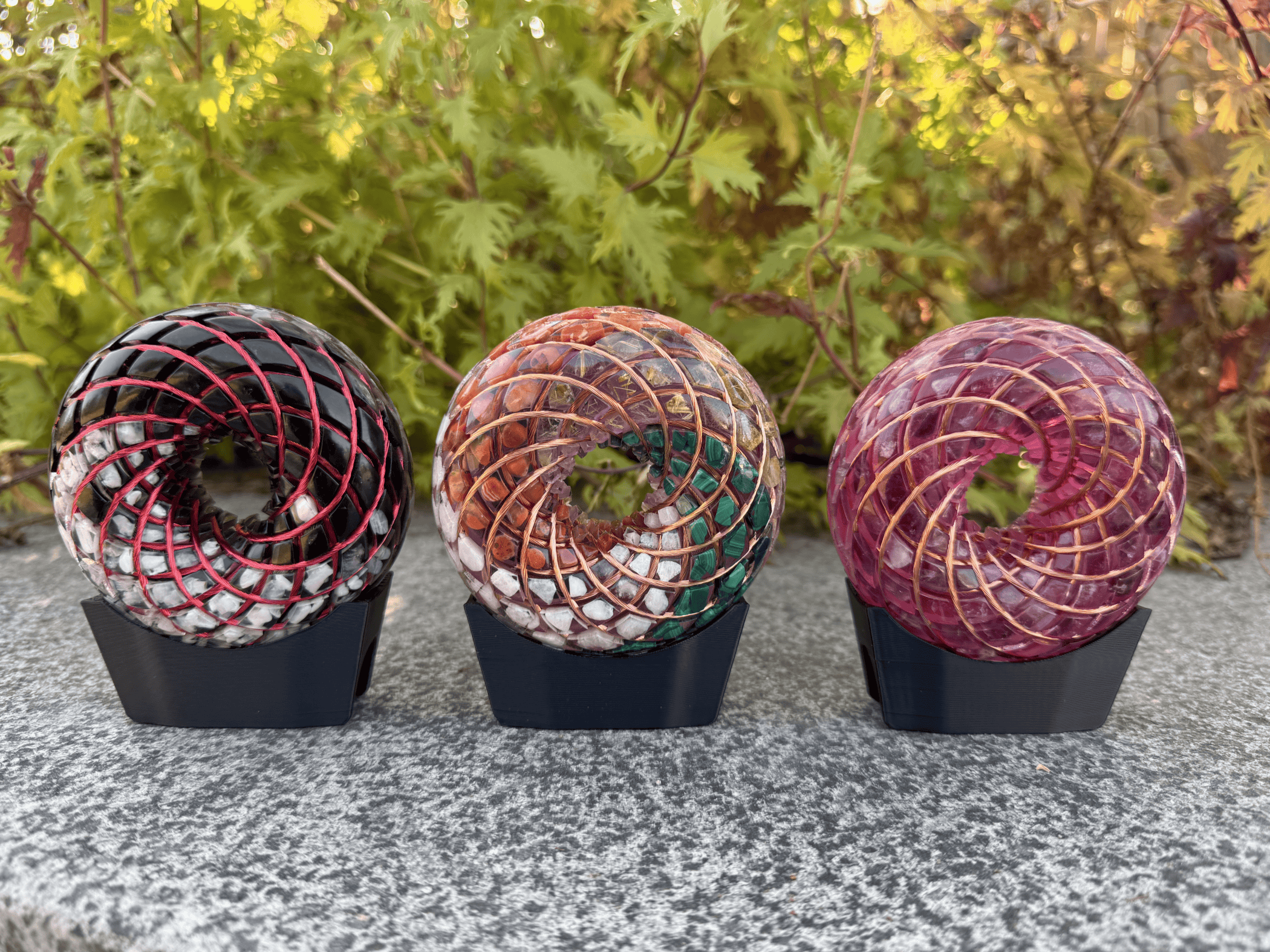 3.54inches/9cm- Rodin Coil Torus scalar PEMF generator frenquency healing