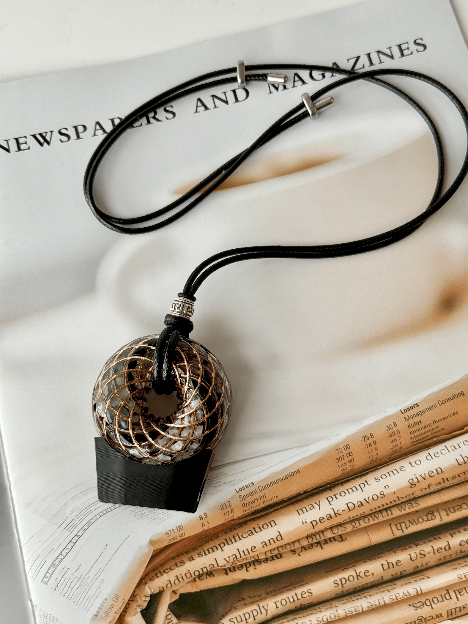 Mini size 1.89 inches/4.8cm Handmade Rodin Coil Torus pendant Pemf Generator