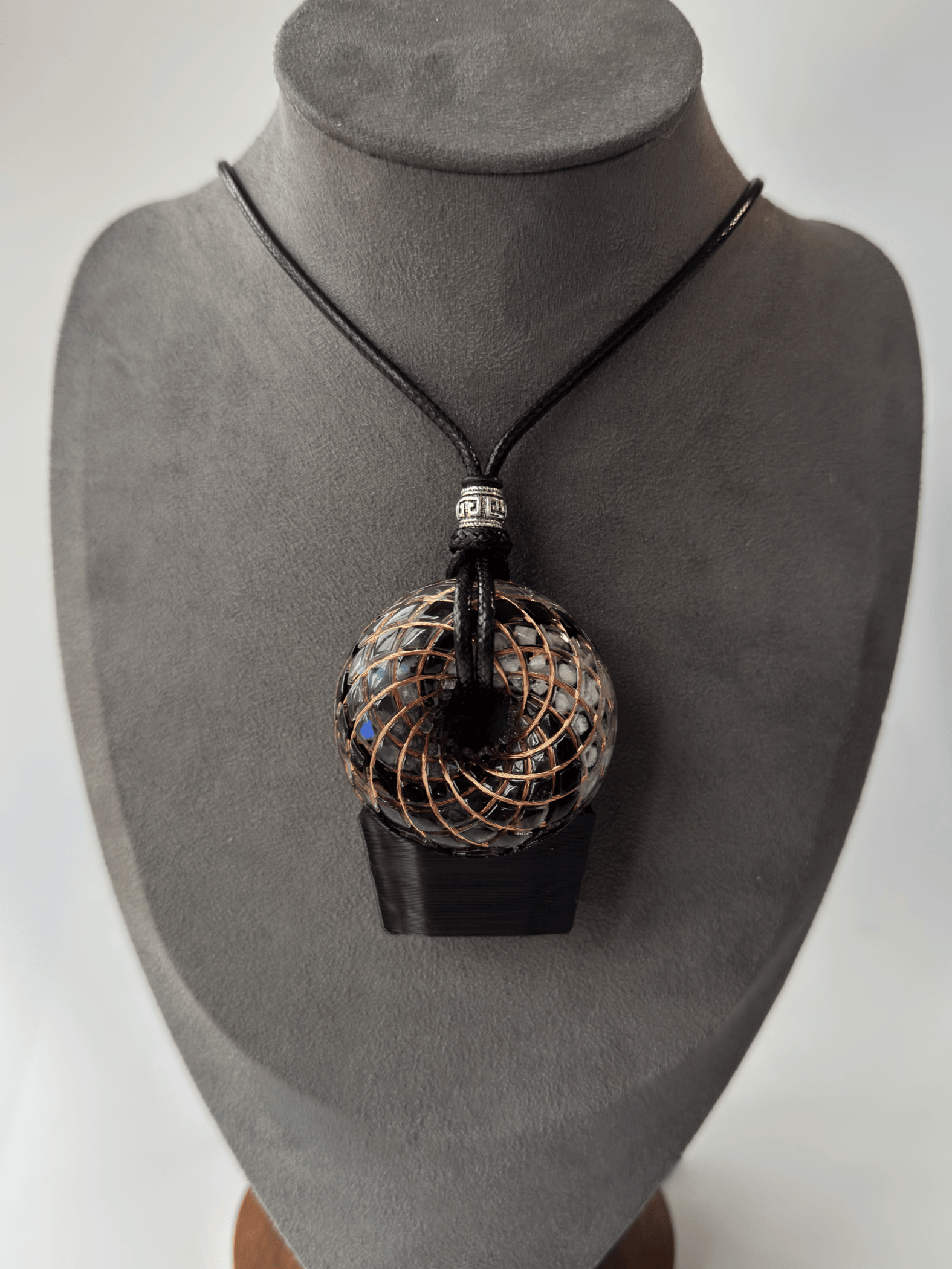 Mini size 1.89 inches/4.8cm Handmade Rodin Coil Torus pendant Pemf Generator