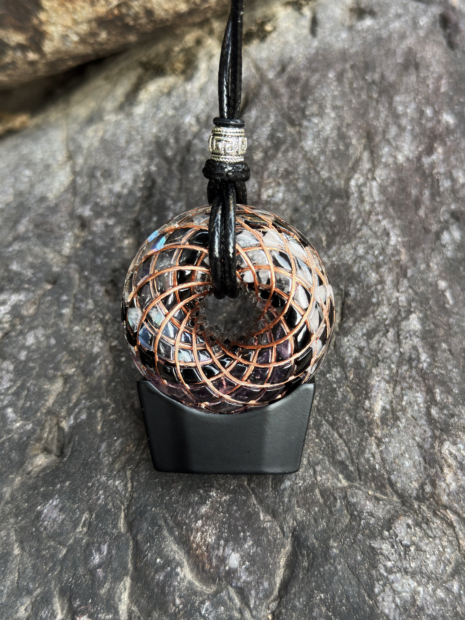 Mini size 1.89 inches/4.8cm Handmade Rodin Coil Torus pendant Pemf Generator