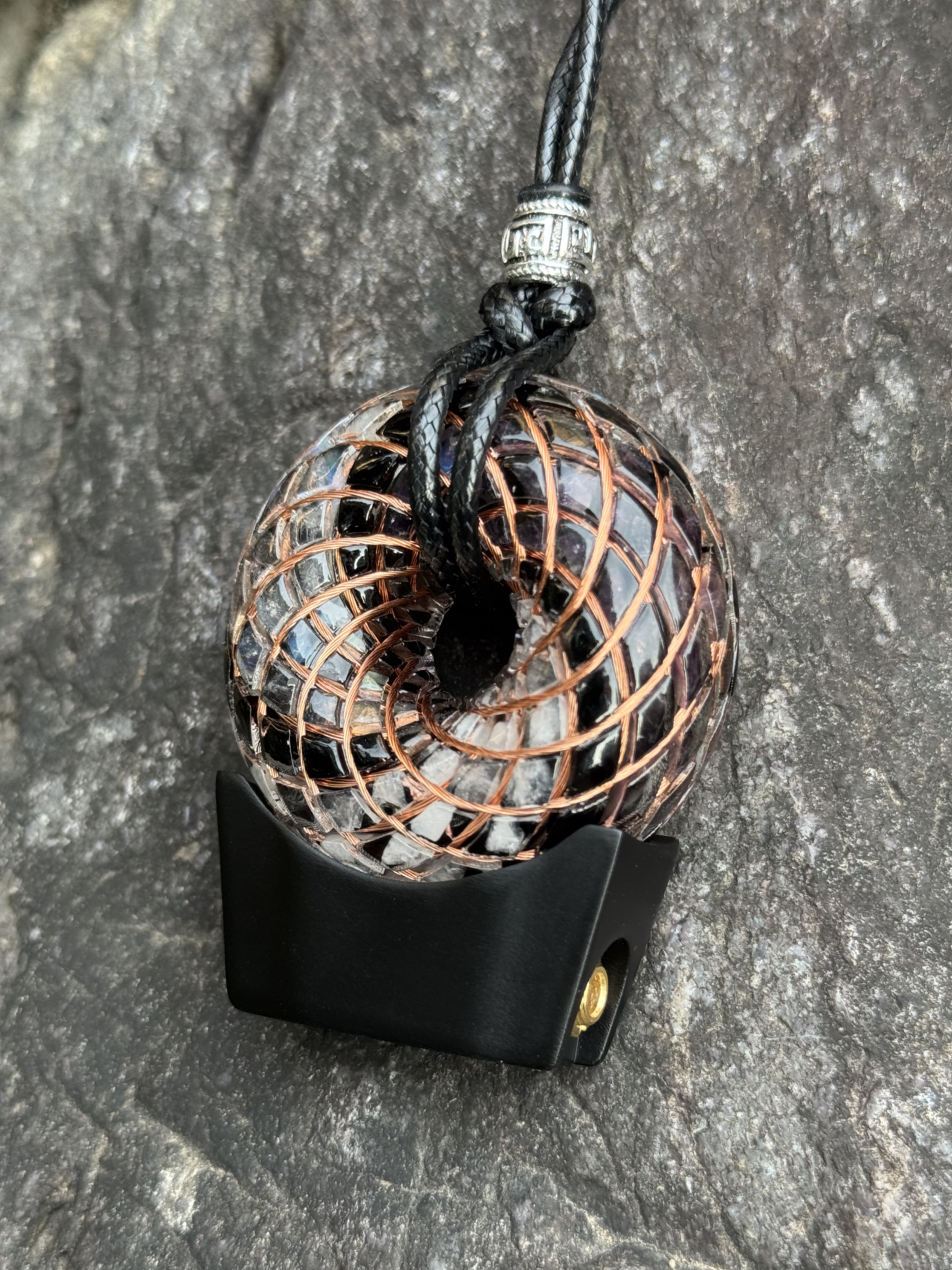 Mini size 1.89 inches/4.8cm Handmade Rodin Coil Torus pendant Pemf Generator