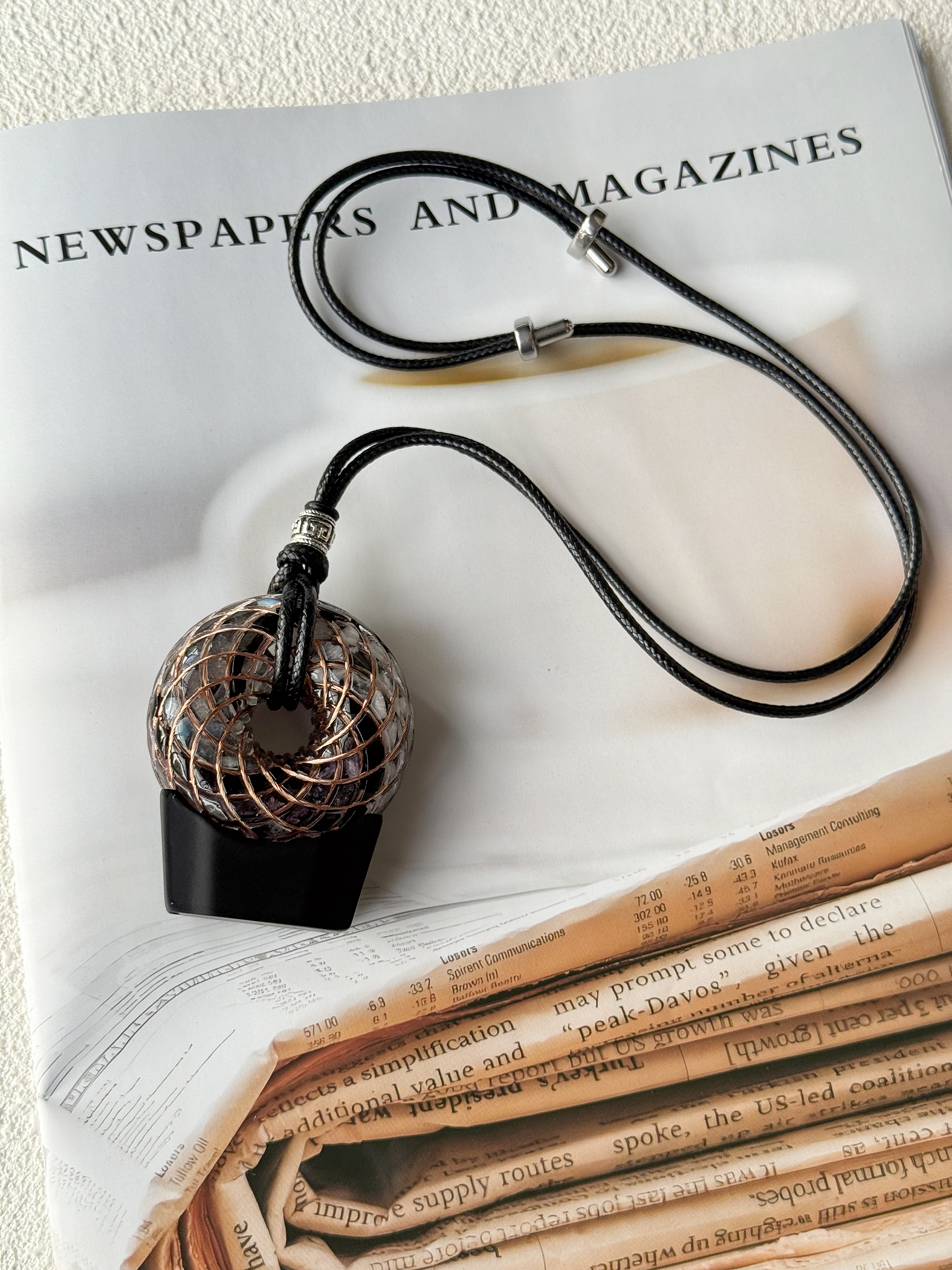 Mini size 1.89 inches/4.8cm Handmade Rodin Coil Torus pendant Pemf Generator