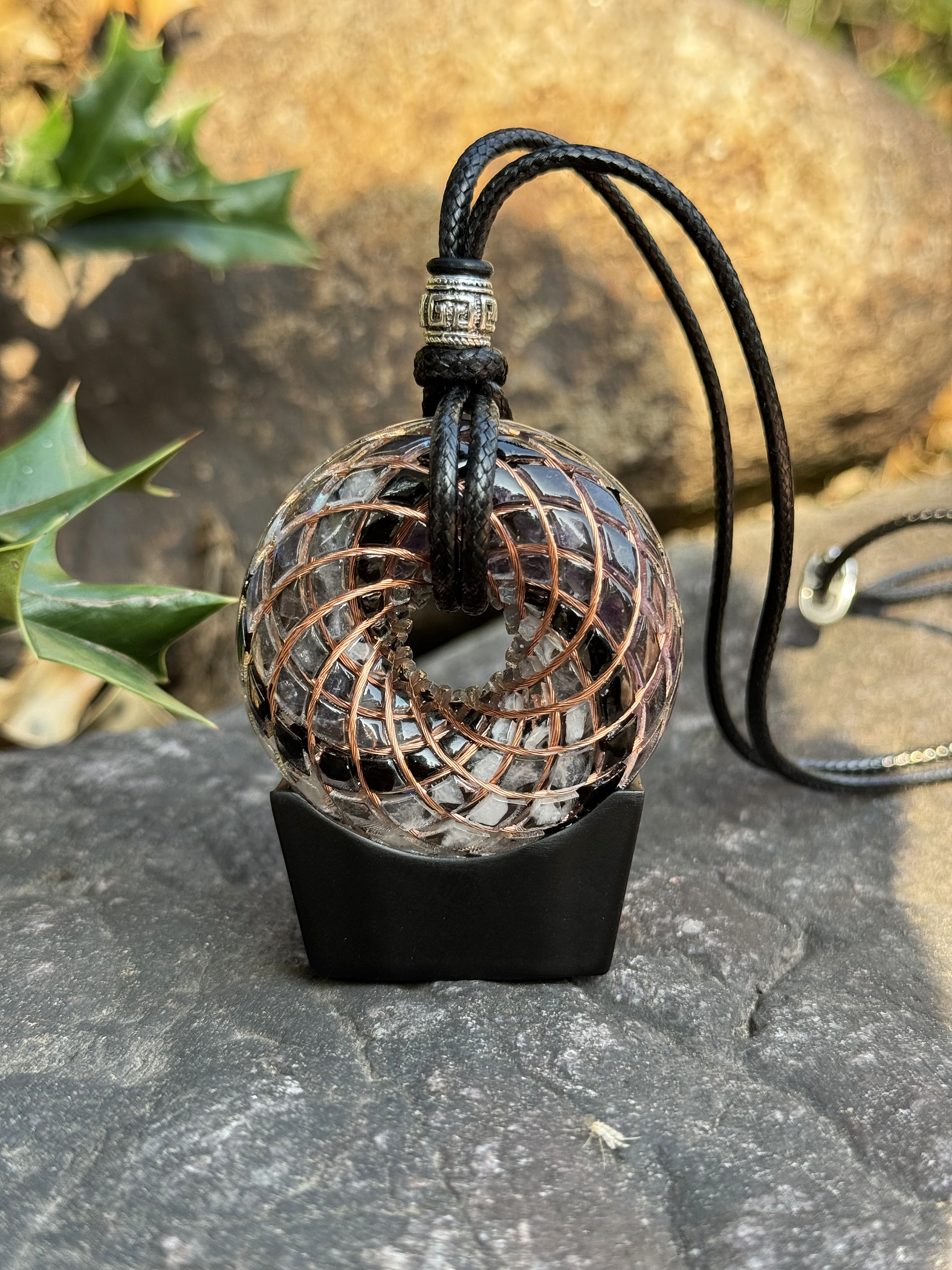 Mini size 1.89 inches/4.8cm Handmade Rodin Coil Torus pendant Pemf Generator