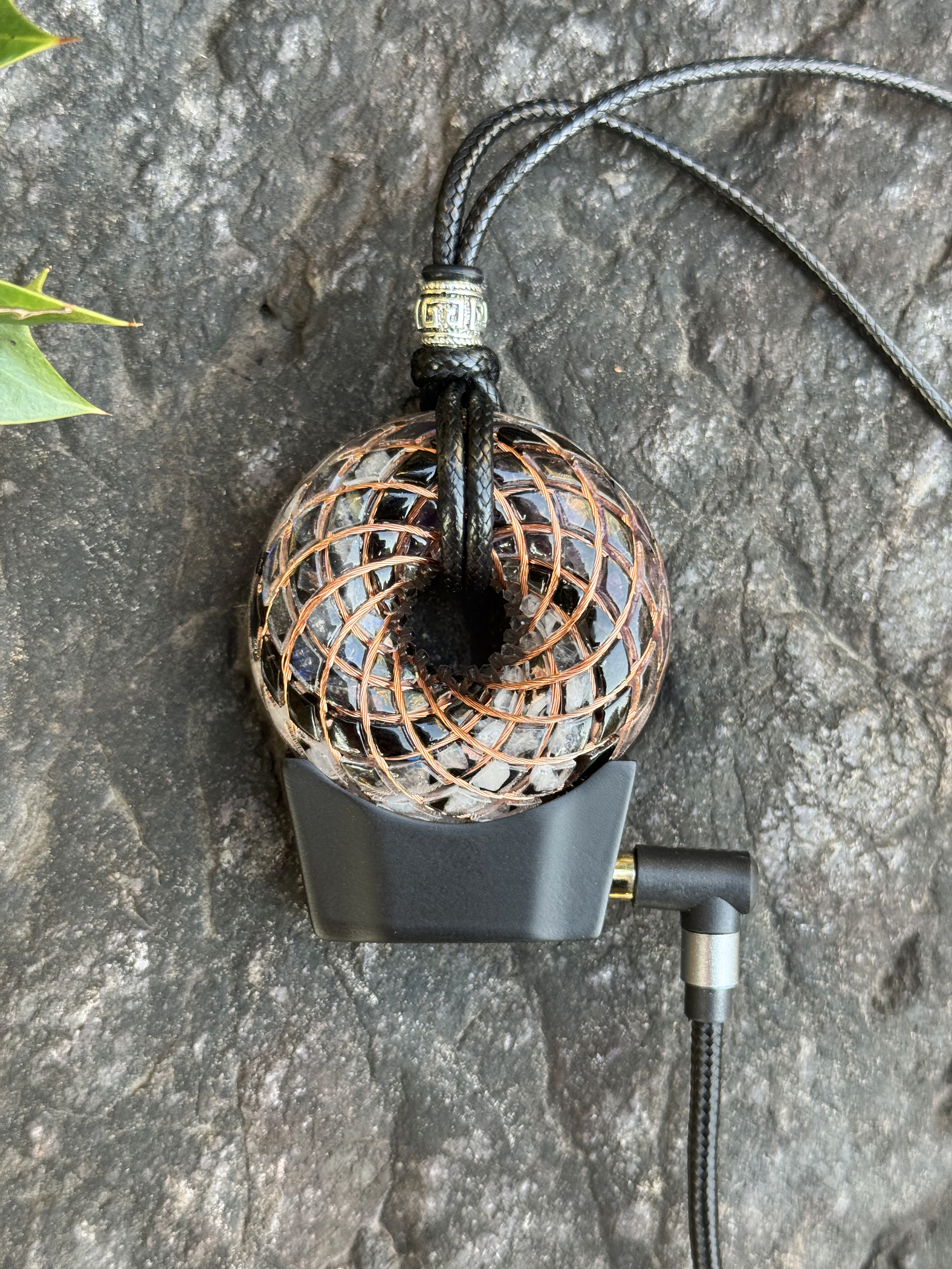 Mini size 1.89 inches/4.8cm Handmade Rodin Coil Torus pendant Pemf Generator