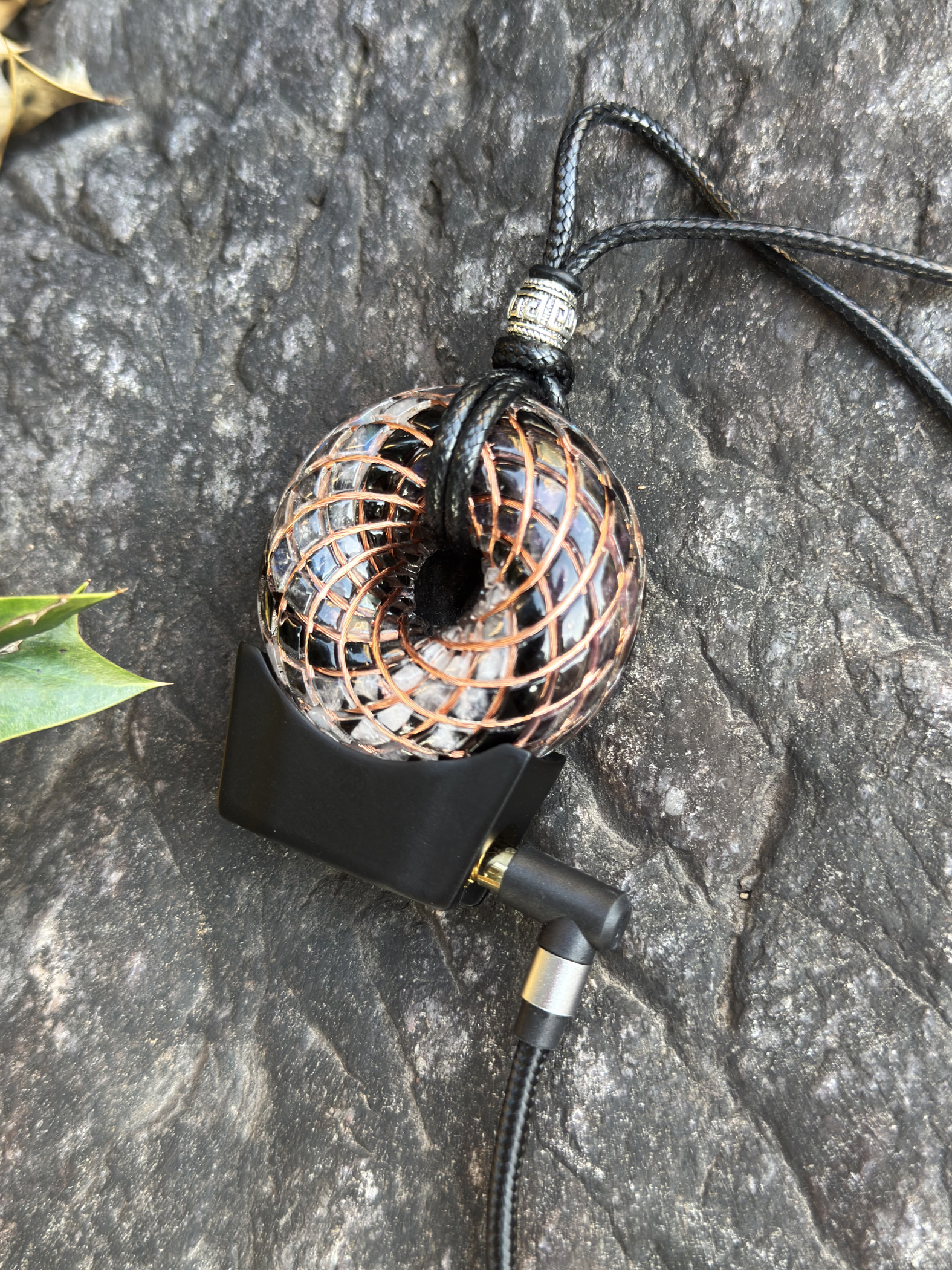 Mini size 1.89 inches/4.8cm Handmade Rodin Coil Torus pendant Pemf Generator