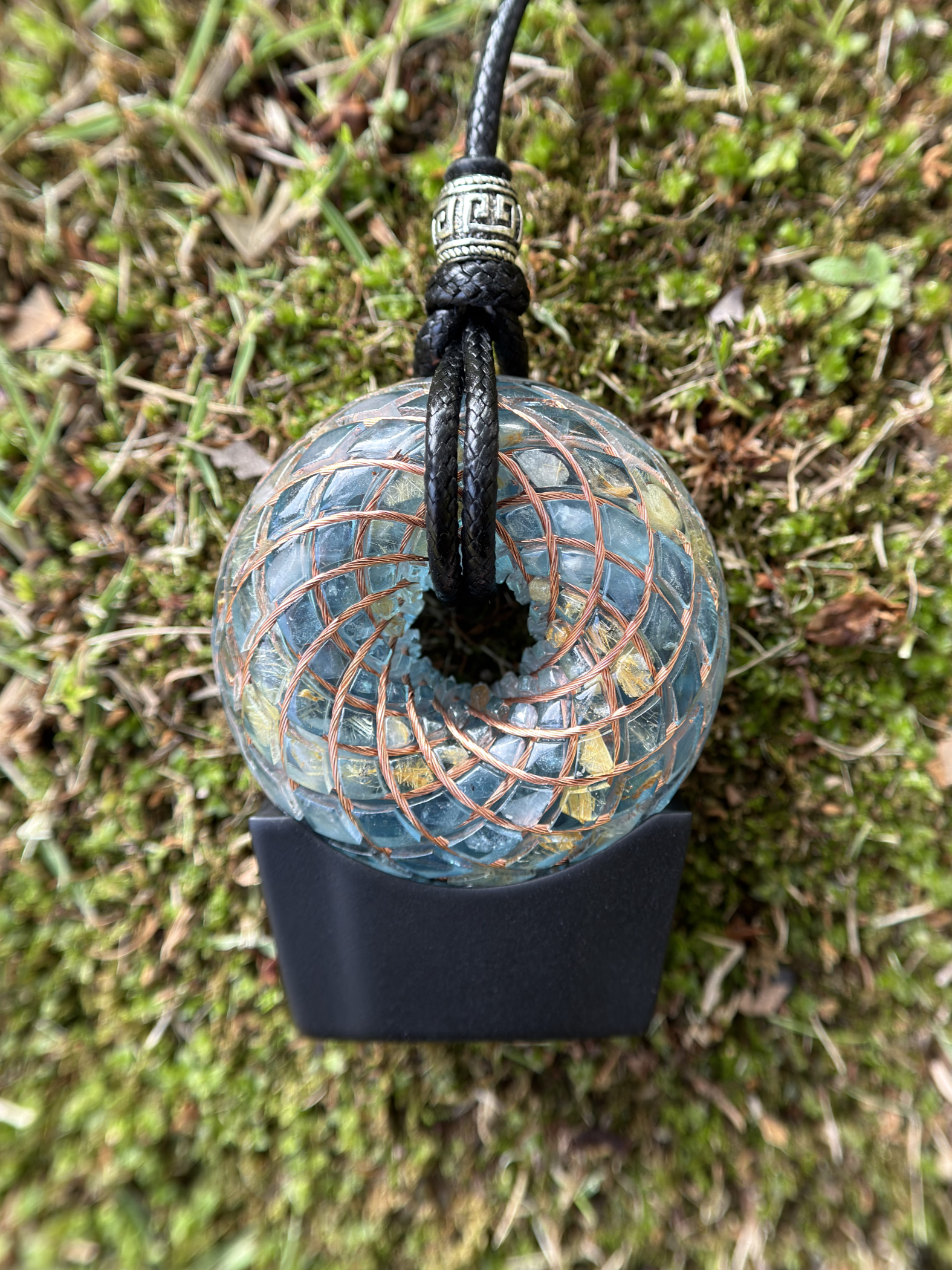 Mini size 1.89 inches/4.8cm Handmade Rodin Coil Torus pendant Pemf Generator