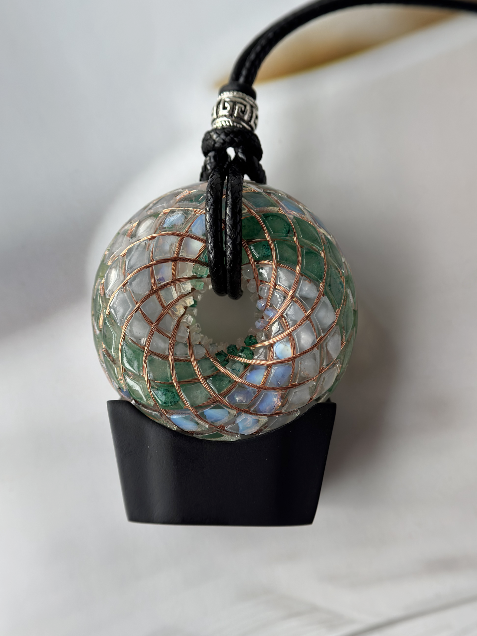 Mini size 1.89 inches/4.8cm Handmade Rodin Coil Torus pendant Pemf Generator