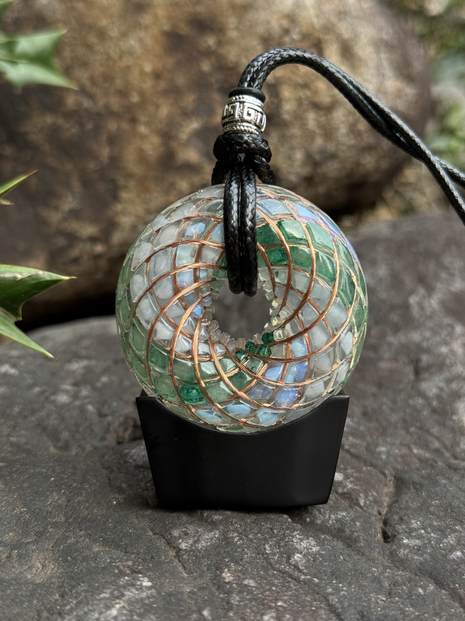 Mini size 1.89 inches/4.8cm Handmade Rodin Coil Torus pendant Pemf Generator