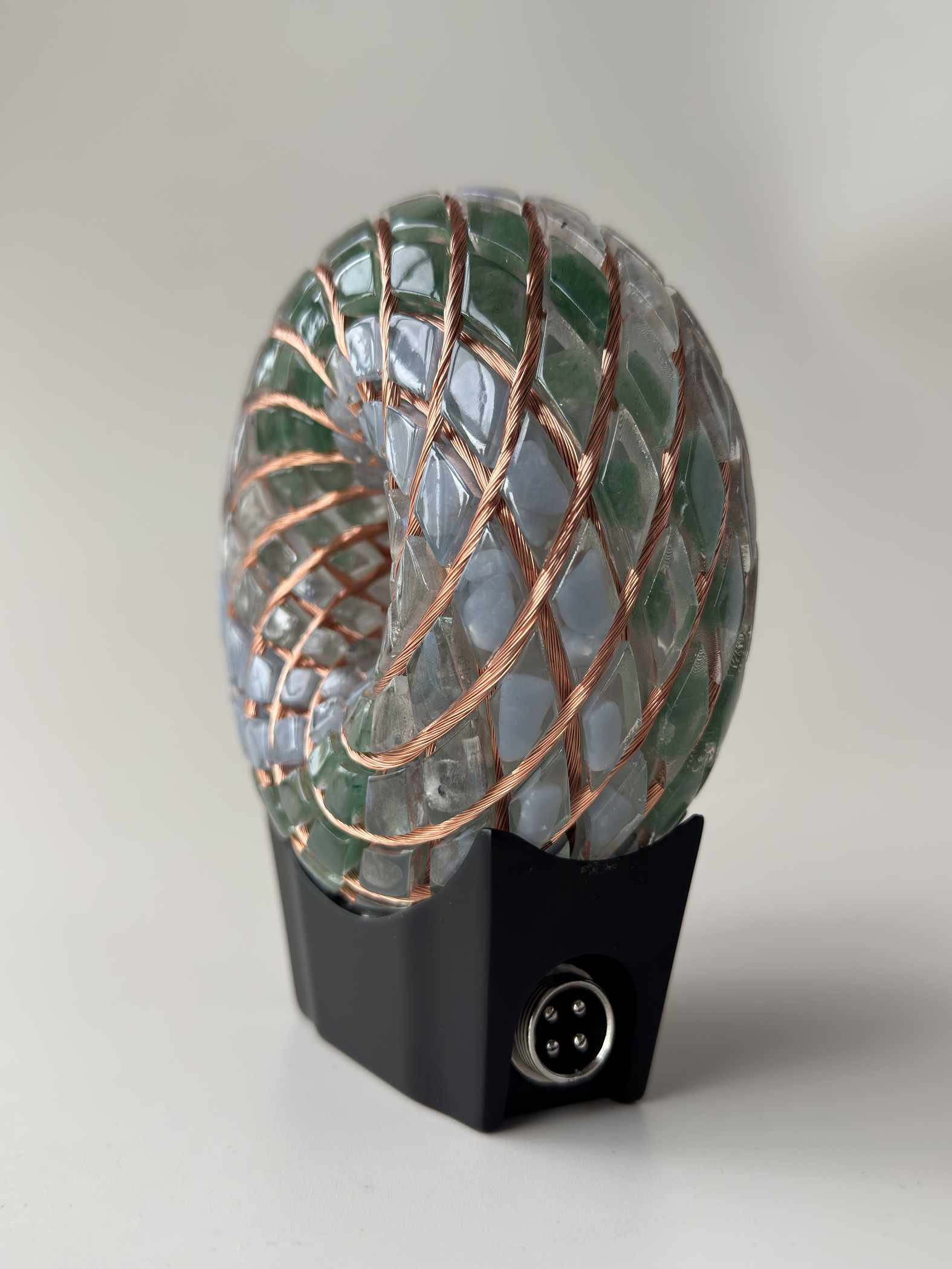 5inches Torus Orgone Rodin Coil 7 Chakra Energy Generator vortex kit Meditation Healing PEMF device