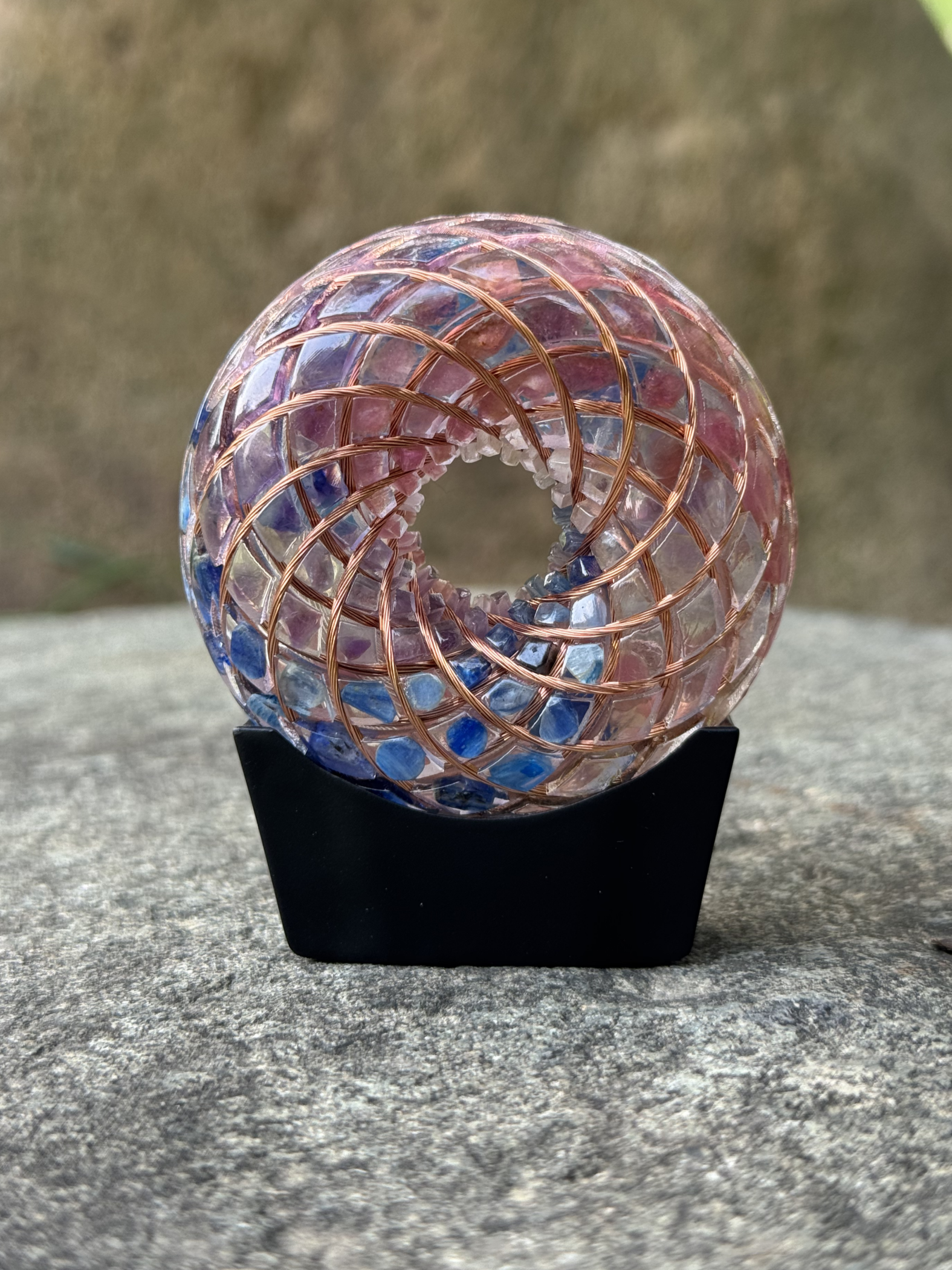 2.36in/6cm Torus Rodin Coil Vortex Crystal PEMF Frequency Generator | Spiritual Energy Gifts
