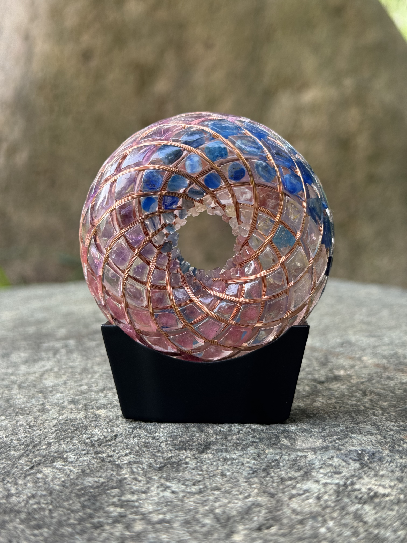 2.36in/6cm Torus Rodin Coil Vortex Crystal PEMF Frequency Generator | Spiritual Energy Gifts