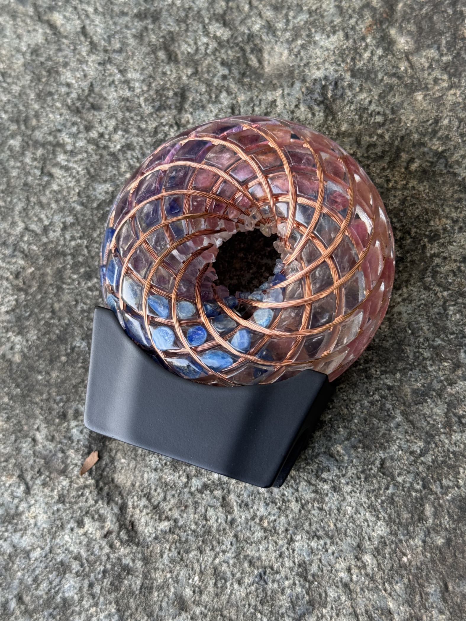 2.36in/6cm Torus Rodin Coil Vortex Crystal PEMF Frequency Generator | Spiritual Energy Gifts