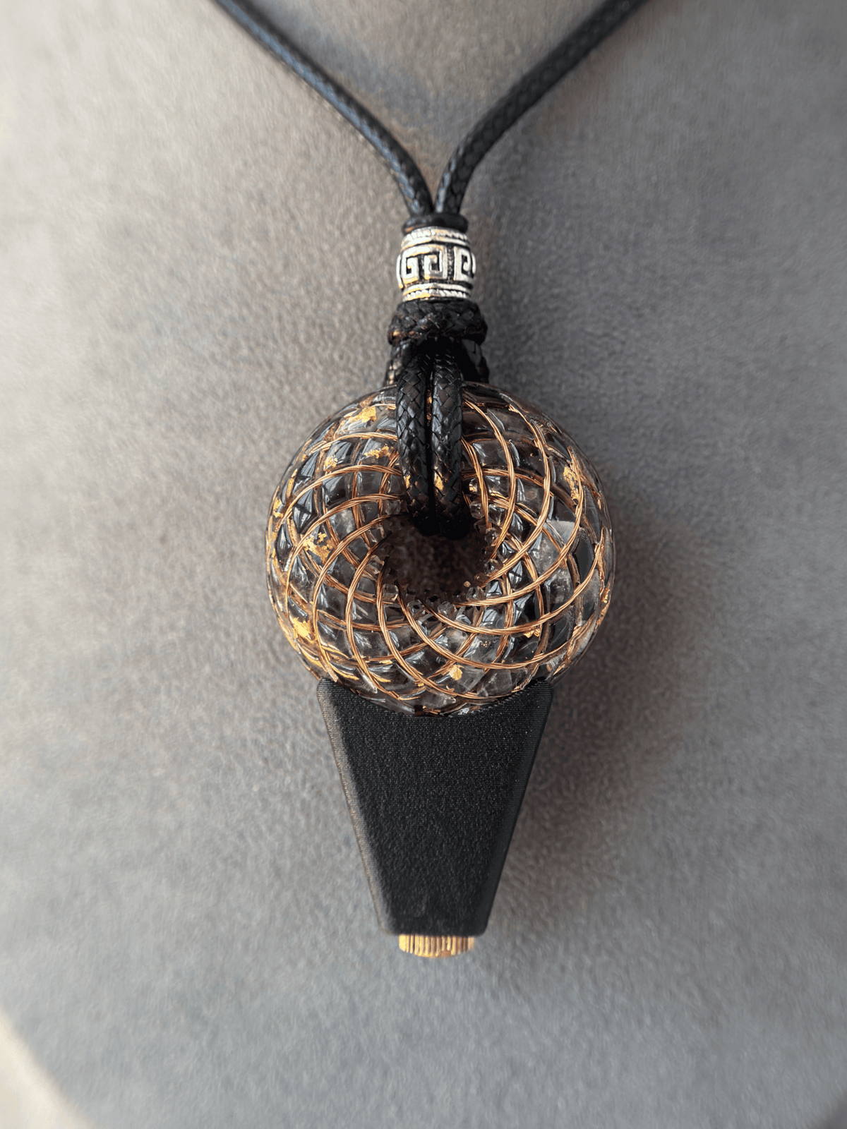 Custom Mini size 1.5 inches/3.8cm Handmade Rodin Coil Torus pendant Pemf Generator
